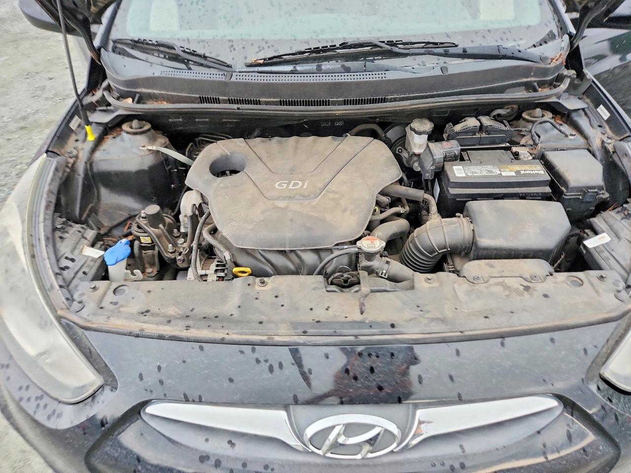 2014 Hyundai Accent Gs Черный vin: KMHCT5AE7EU174008
