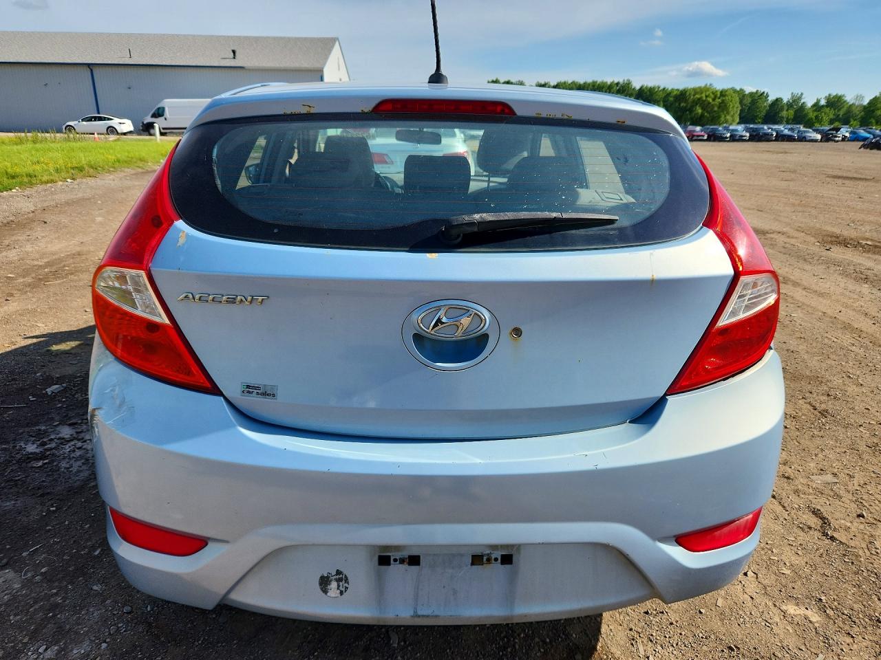 2014 Hyundai Accent Gs Blue vin: KMHCT5AE7EU176373