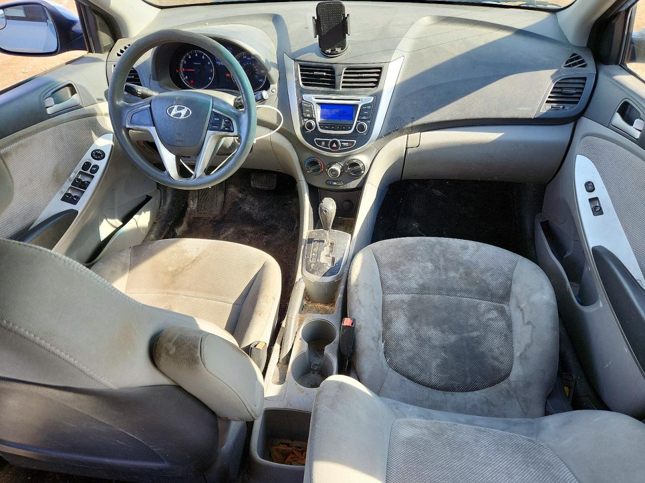 2014 Hyundai Accent Gs Blue vin: KMHCT5AE7EU176373