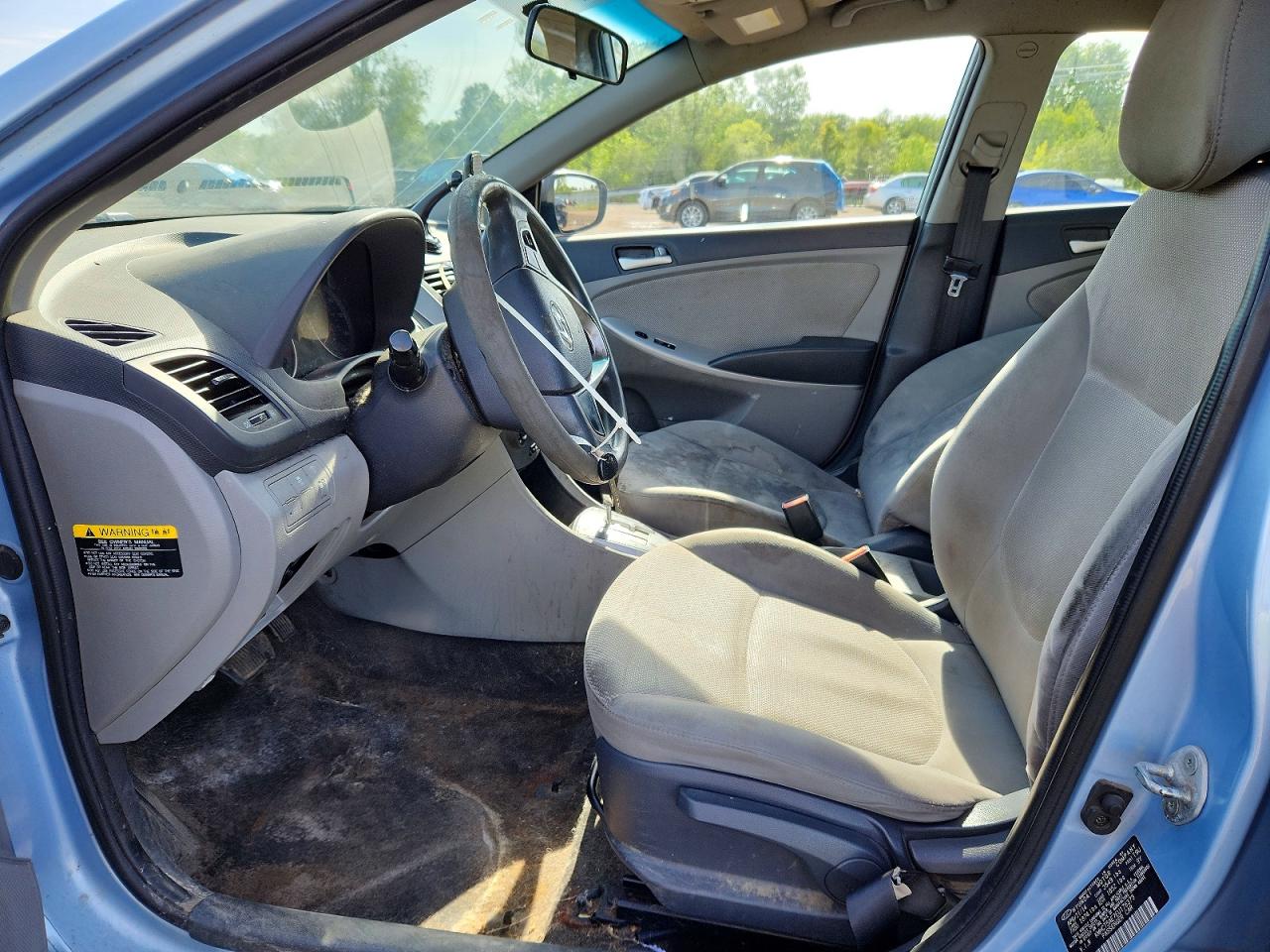2014 Hyundai Accent Gs Blue vin: KMHCT5AE7EU176373