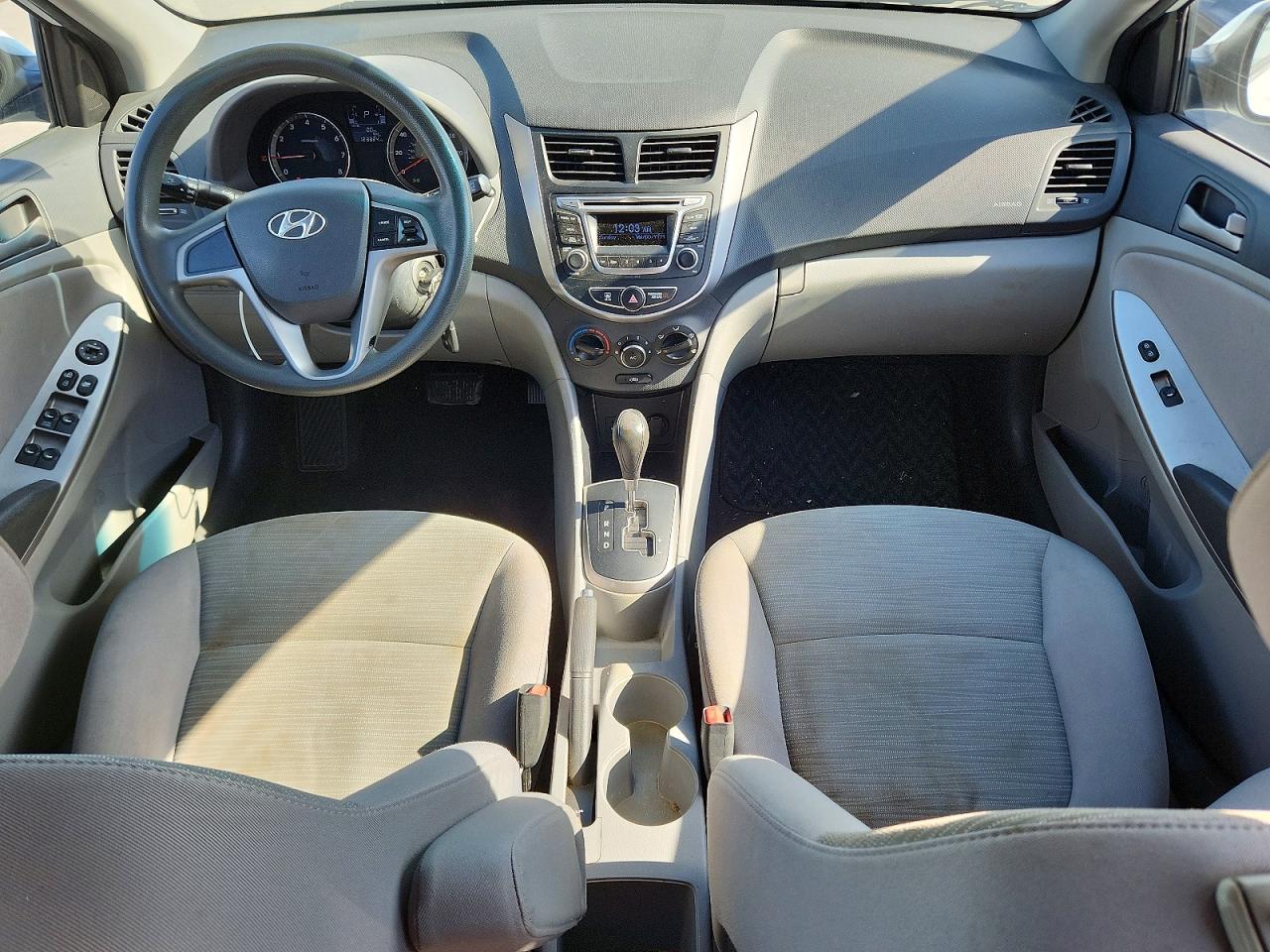 2015 Hyundai Accent Gs White vin: KMHCT5AE7FU219739