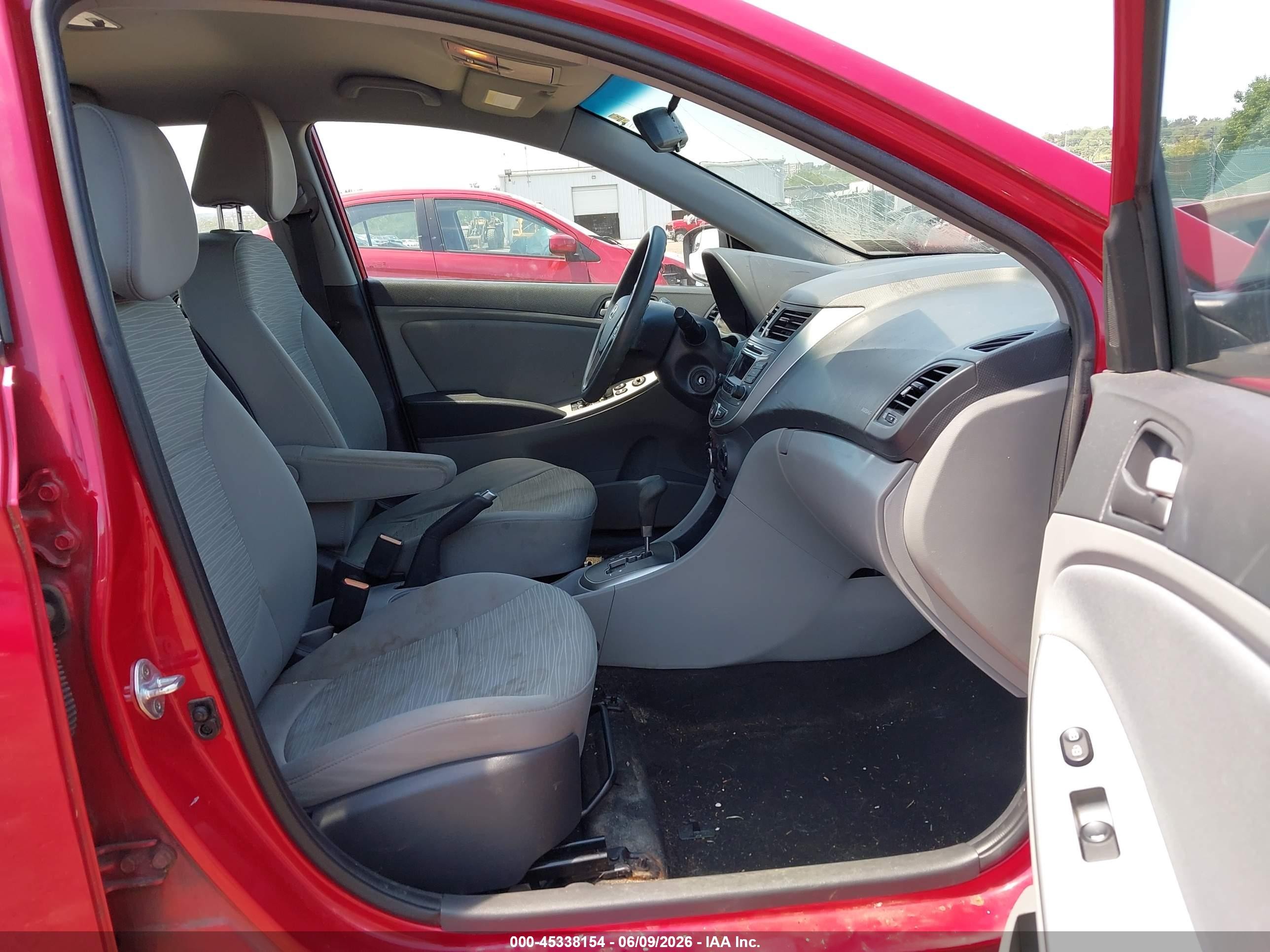 2015 Hyundai Accent Gs Red vin: KMHCT5AE7FU225119