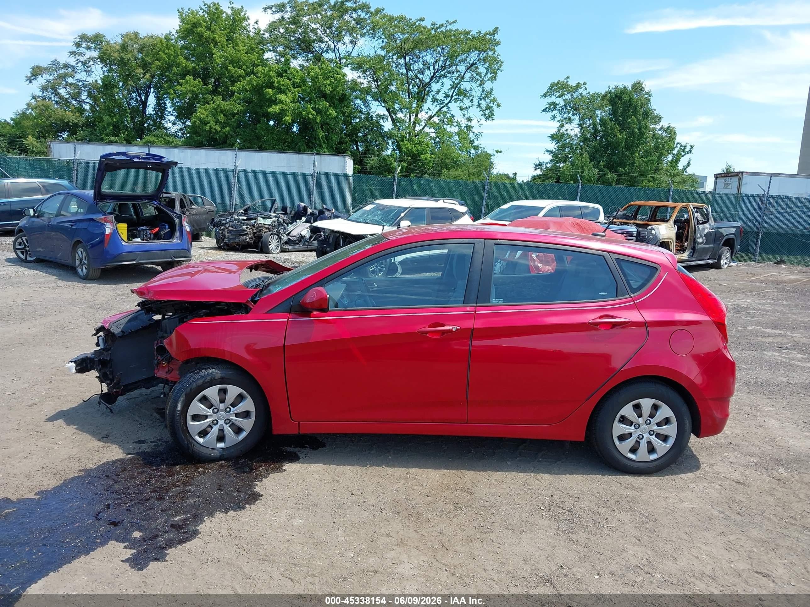 2015 Hyundai Accent Gs Red vin: KMHCT5AE7FU225119
