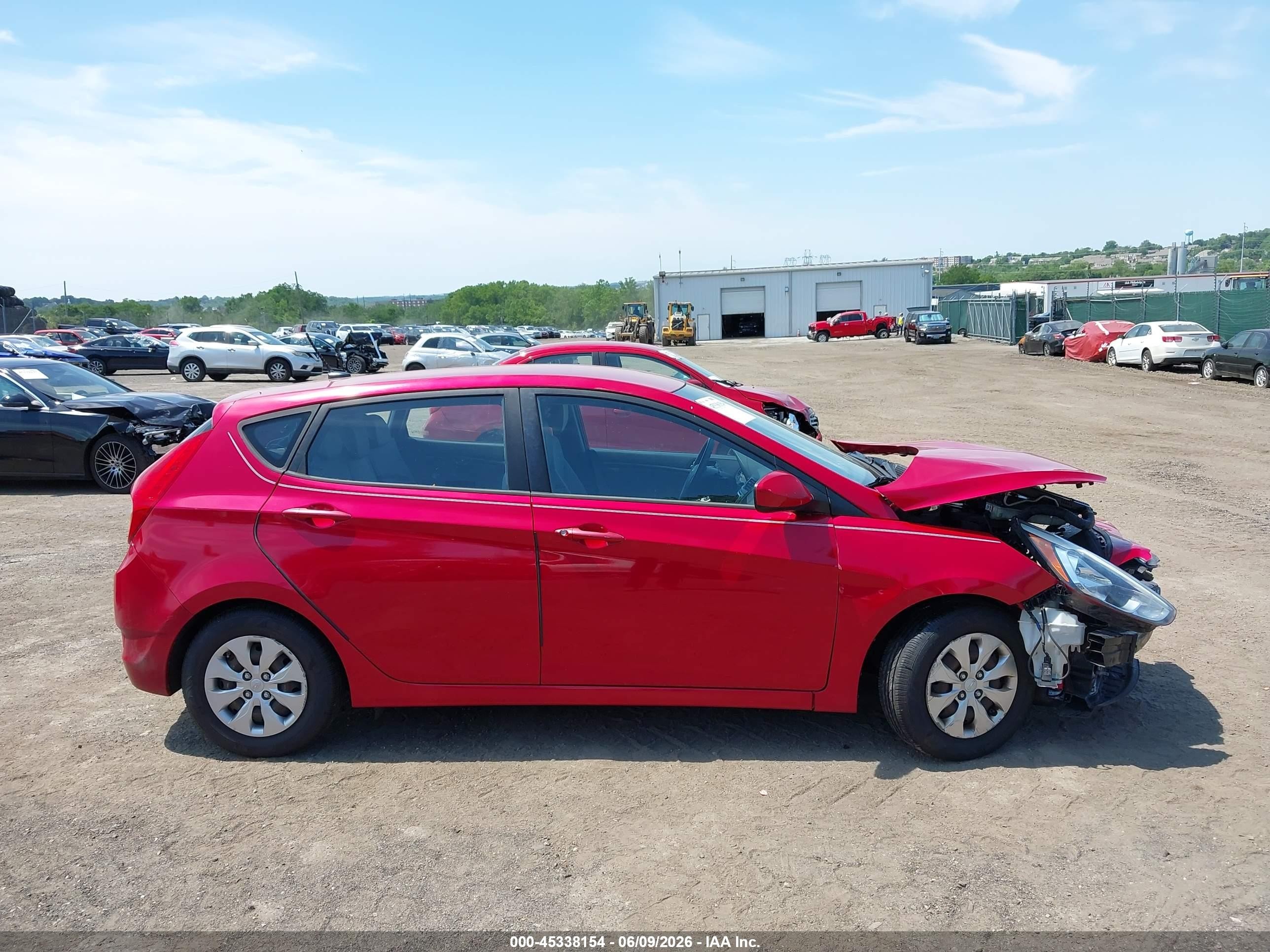 2015 Hyundai Accent Gs Red vin: KMHCT5AE7FU225119