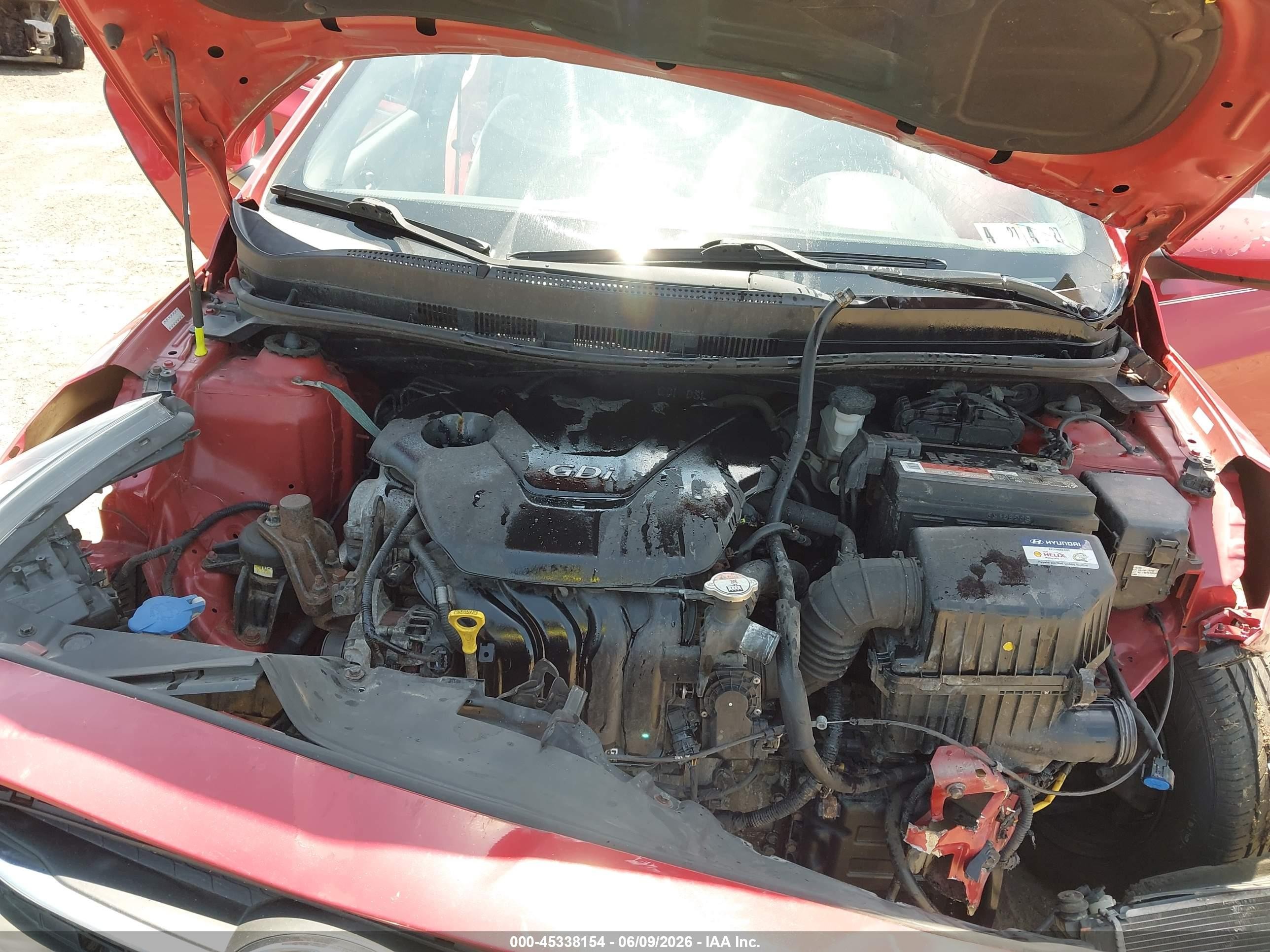 2015 Hyundai Accent Gs Red vin: KMHCT5AE7FU225119