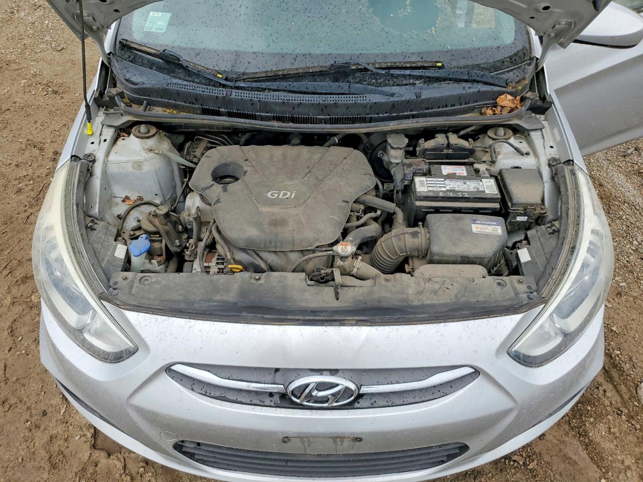 2016 Hyundai Accent Se Silver vin: KMHCT5AE7GU274869