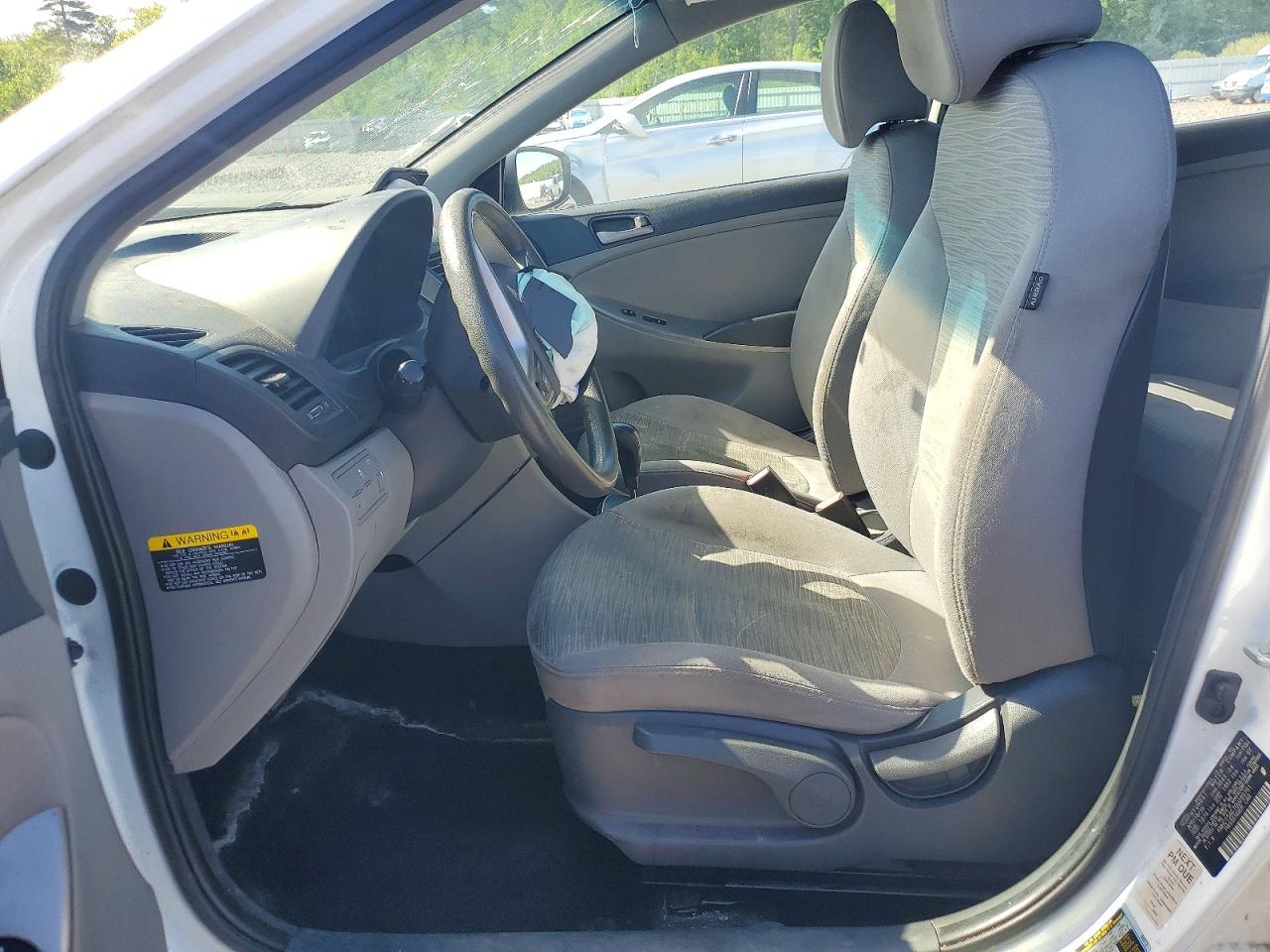 2016 Hyundai Accent Se White vin: KMHCT5AE7GU289761