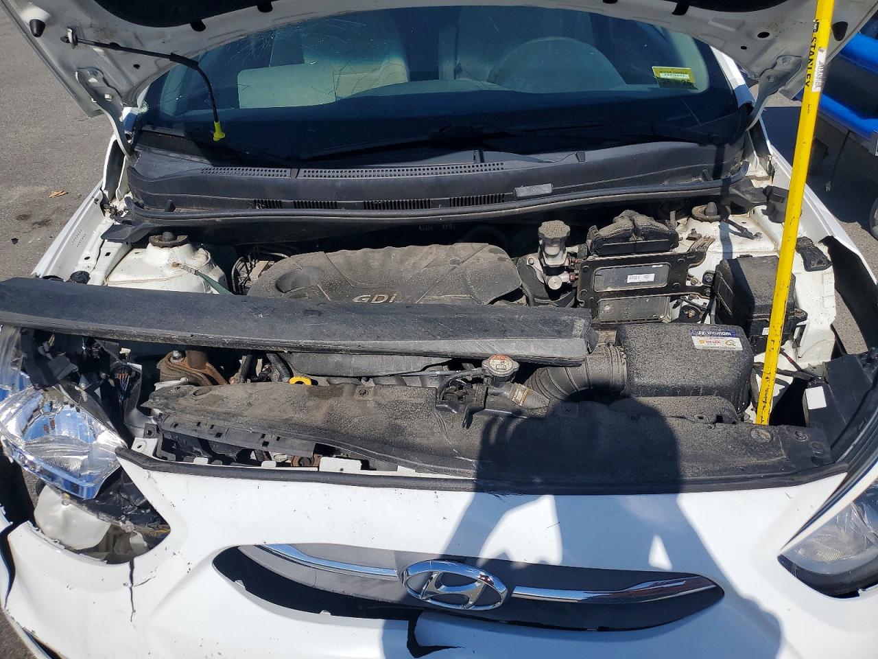 2016 Hyundai Accent Se White vin: KMHCT5AE7GU289761
