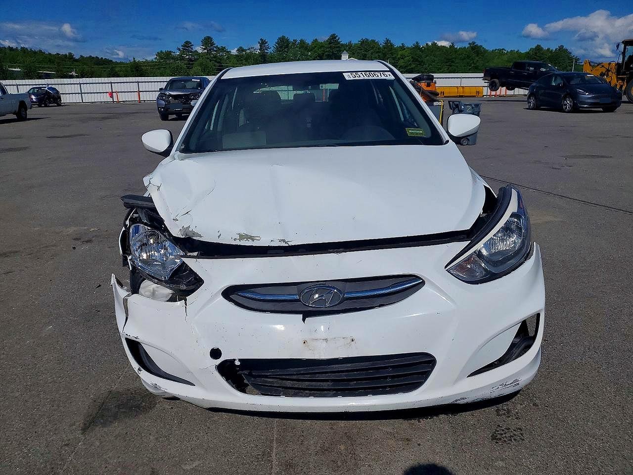 2016 Hyundai Accent Se White vin: KMHCT5AE7GU289761
