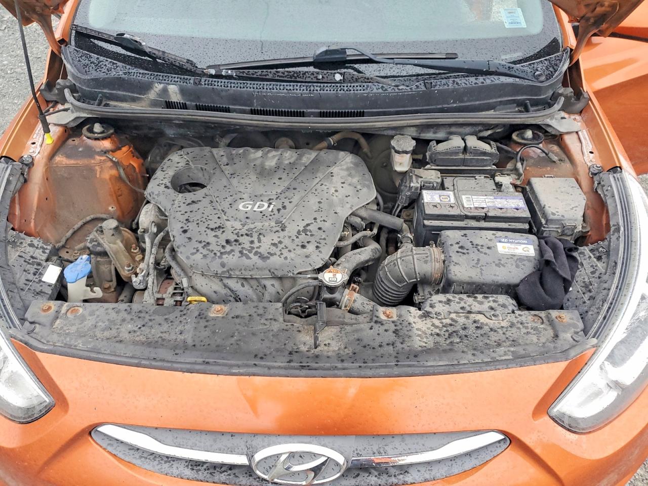 2016 Hyundai Accent Se Orange vin: KMHCT5AE7GU289940