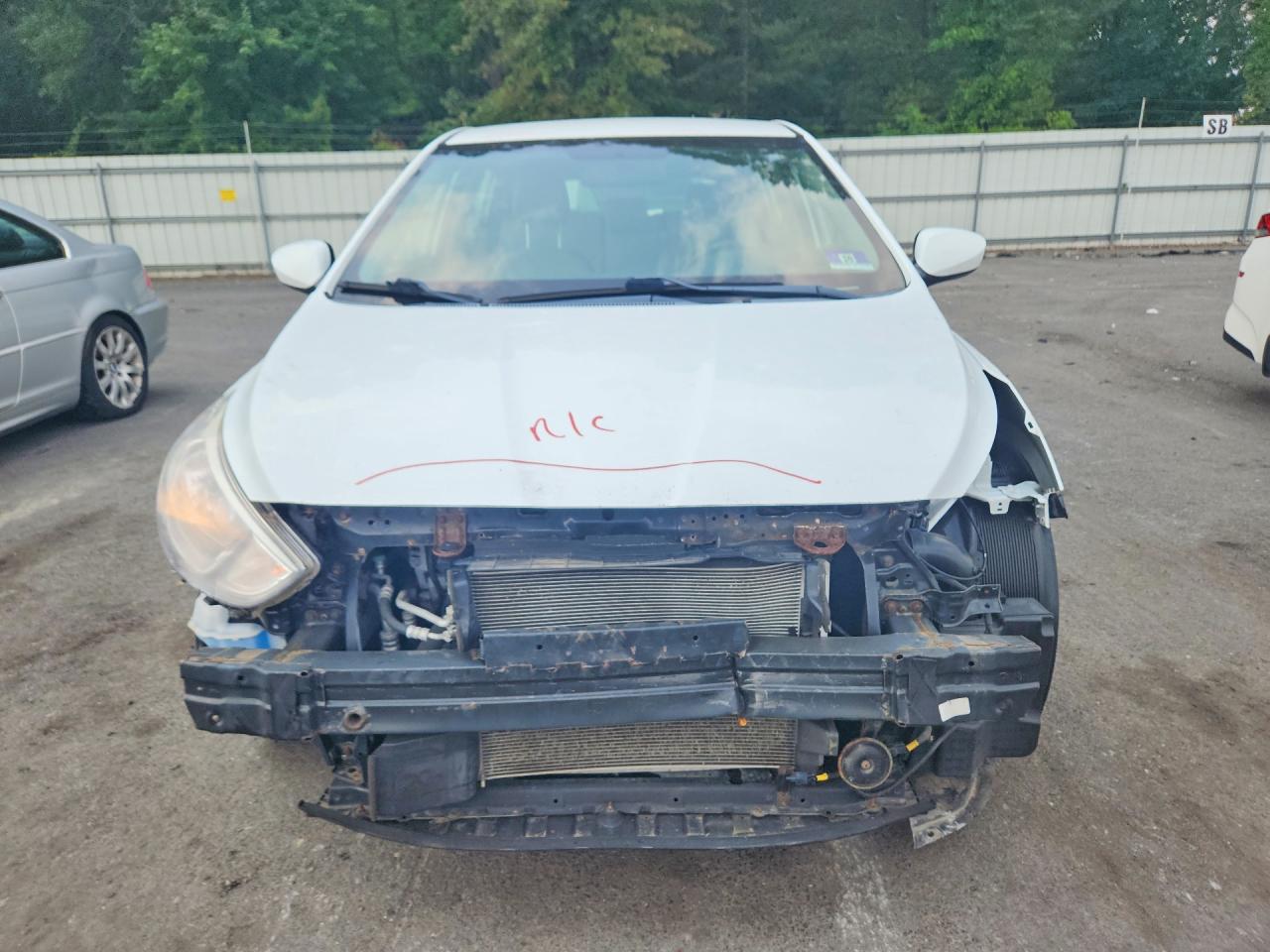 2017 Hyundai Accent Se Белый vin: KMHCT5AE7HU340886