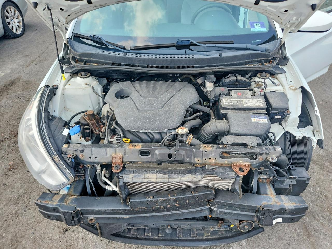 2017 Hyundai Accent Se Белый vin: KMHCT5AE7HU340886
