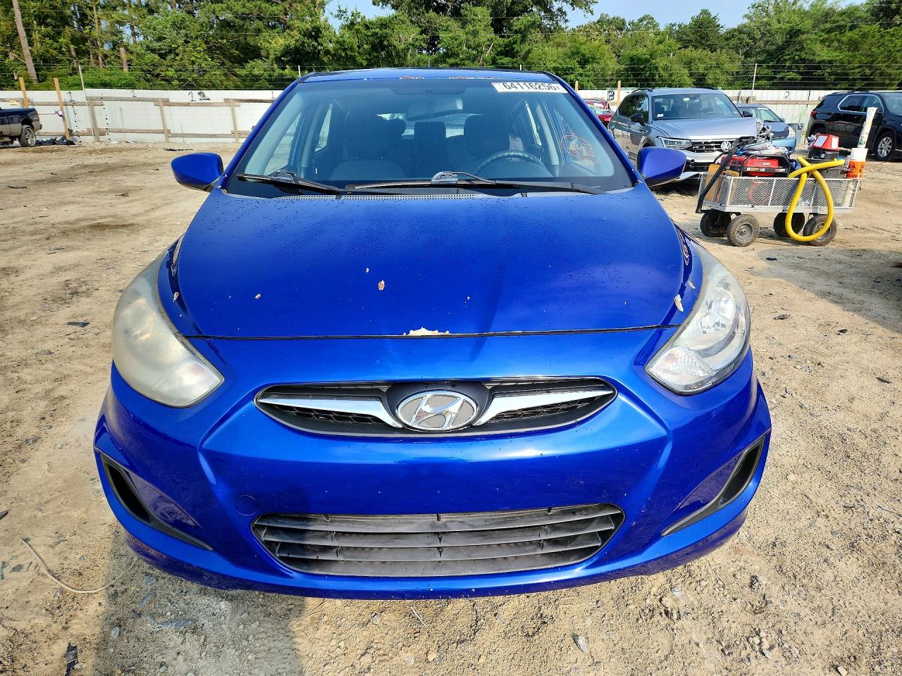 2012 Hyundai Accent Gs Синий vin: KMHCT5AE8CU016967