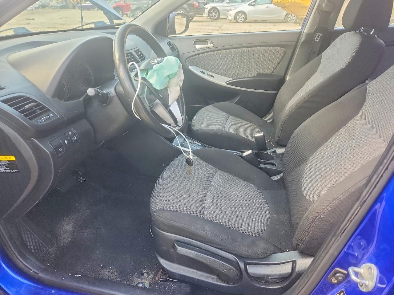 2012 Hyundai Accent Gs Синий vin: KMHCT5AE8CU016967
