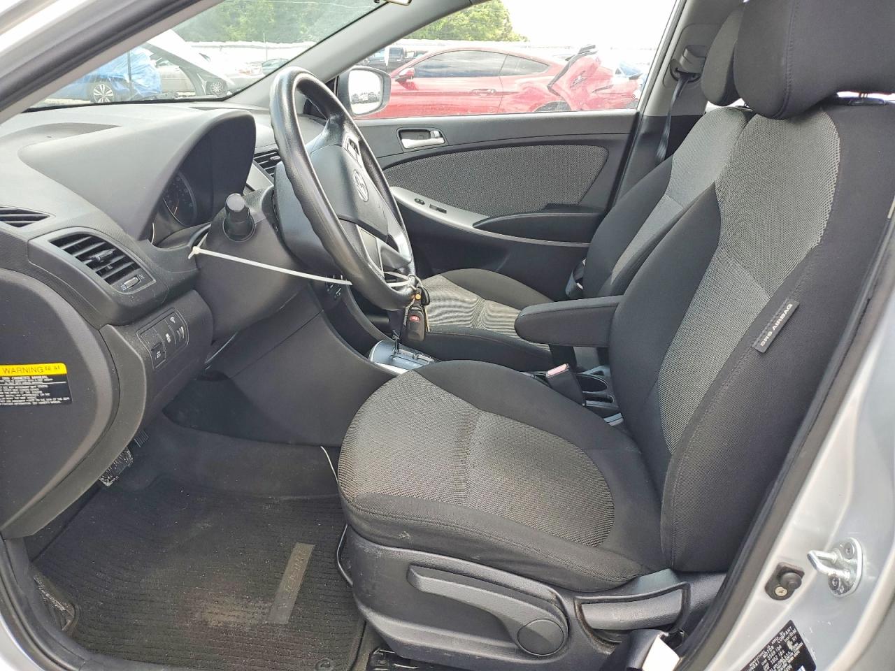 2012 Hyundai Accent Gs Silver vin: KMHCT5AE8CU034496