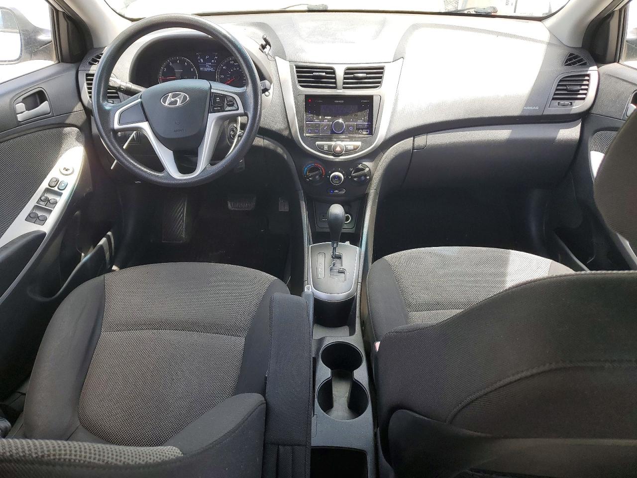2012 Hyundai Accent Gs Silver vin: KMHCT5AE8CU034496
