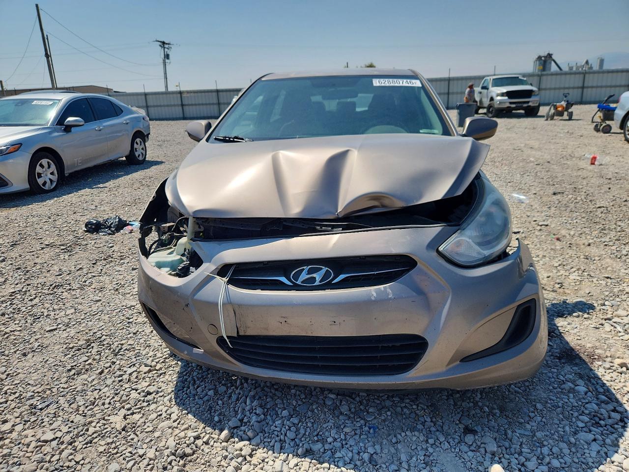 2012 Hyundai Accent Gs Brown vin: KMHCT5AE8CU037723