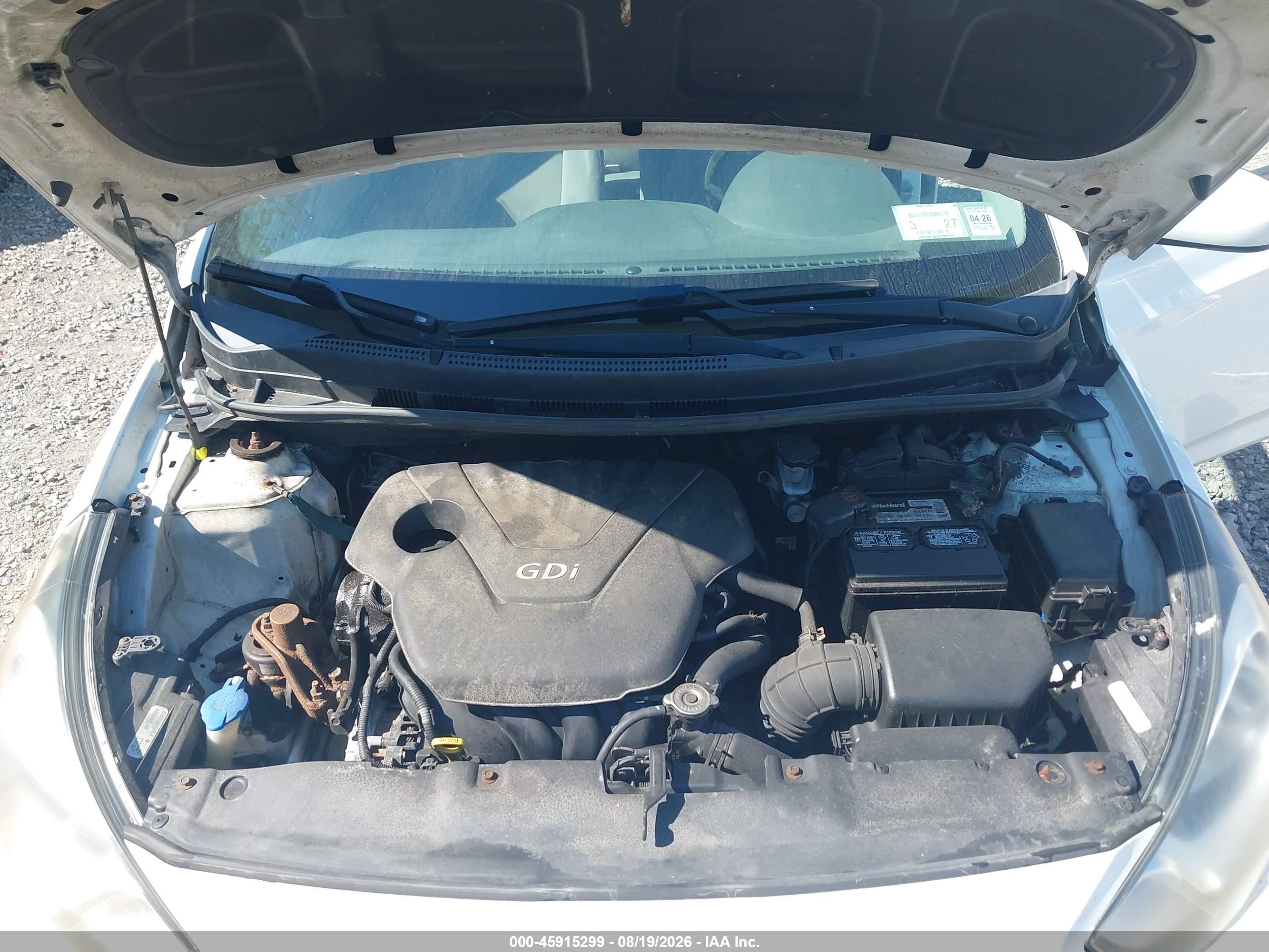 2013 Hyundai Accent Gs Белый vin: KMHCT5AE8DU084610