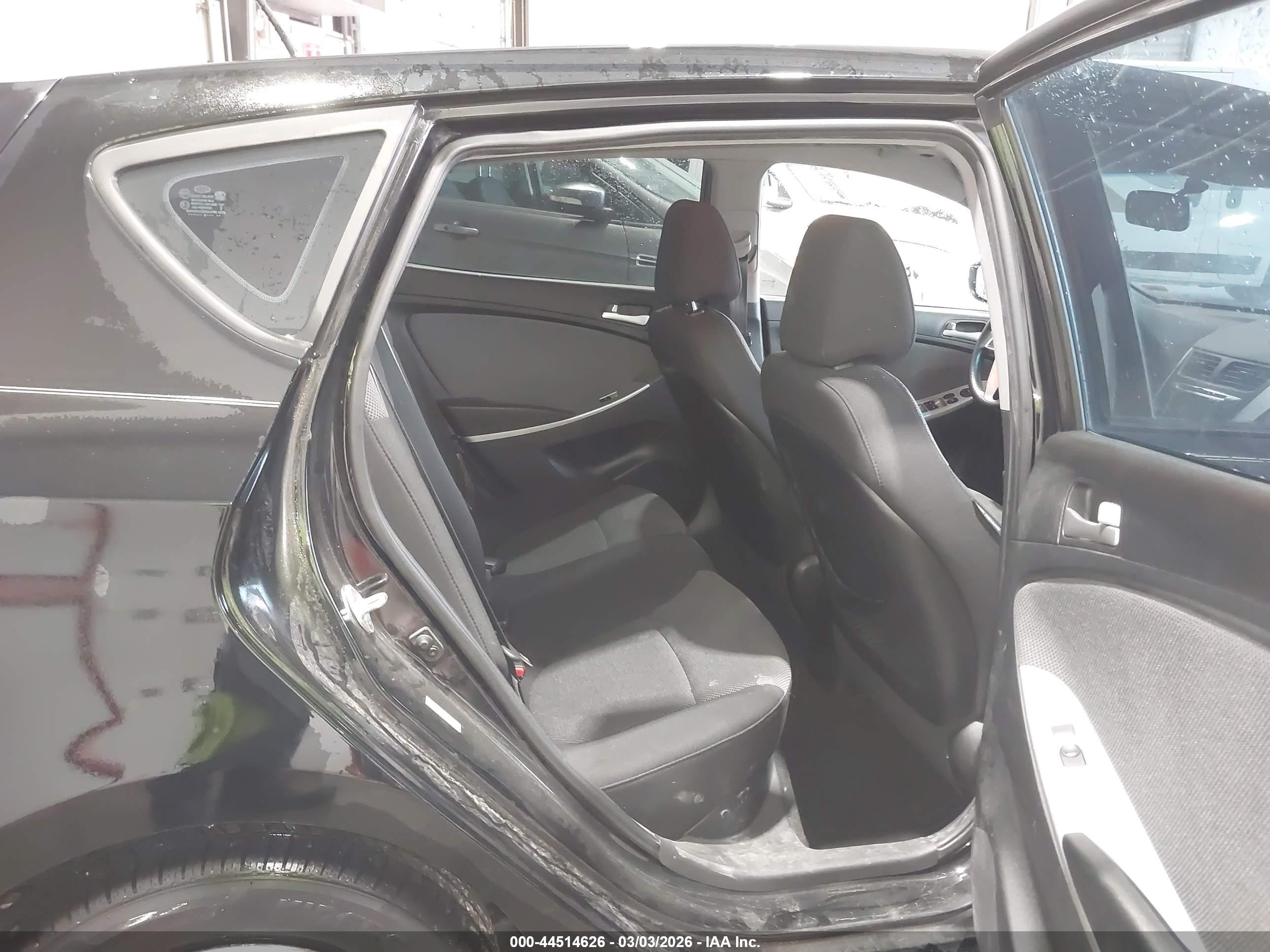 2013 Hyundai Accent Gs Black vin: KMHCT5AE8DU084655