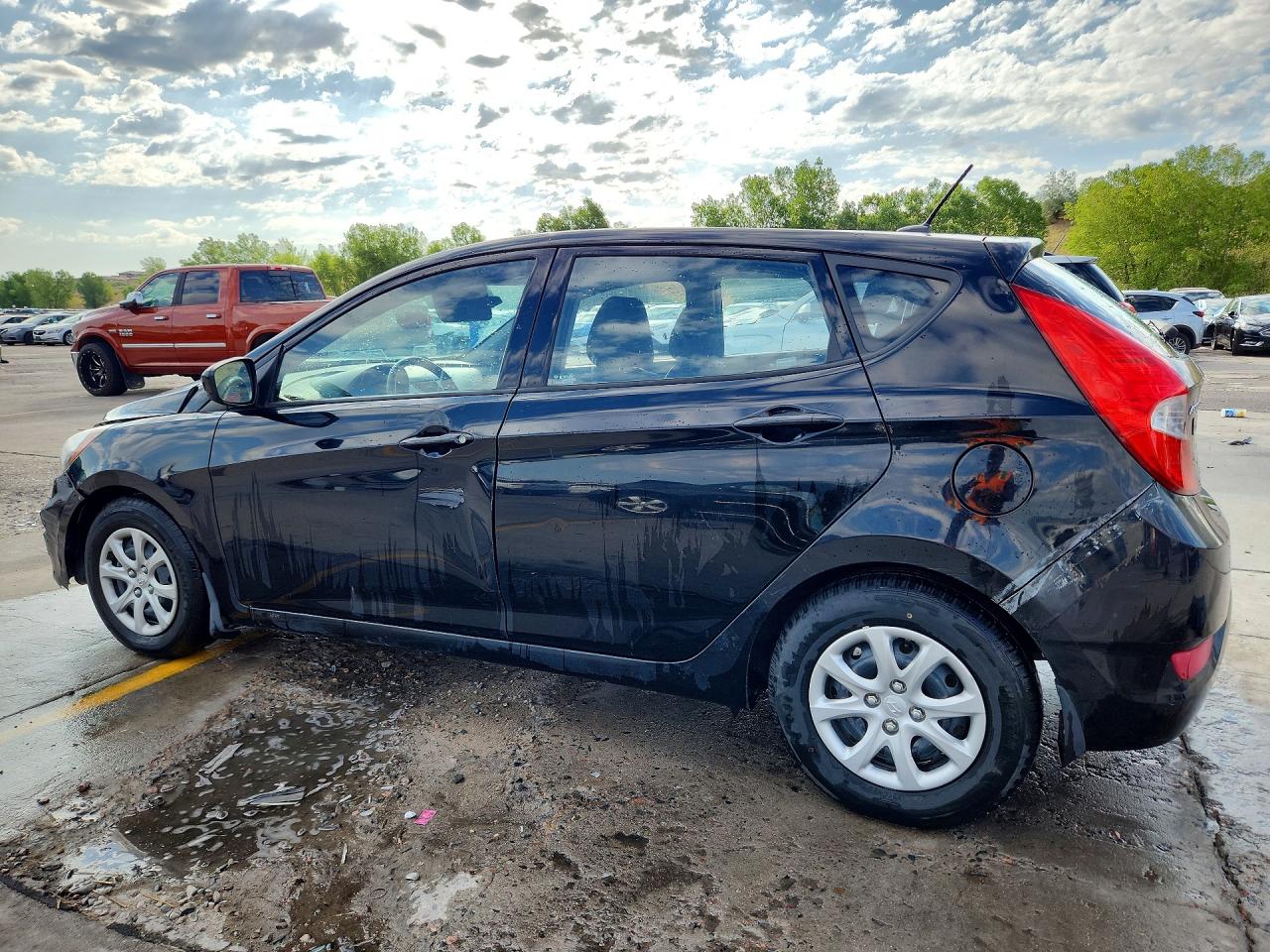 2013 Hyundai Accent Gs Black vin: KMHCT5AE8DU087779