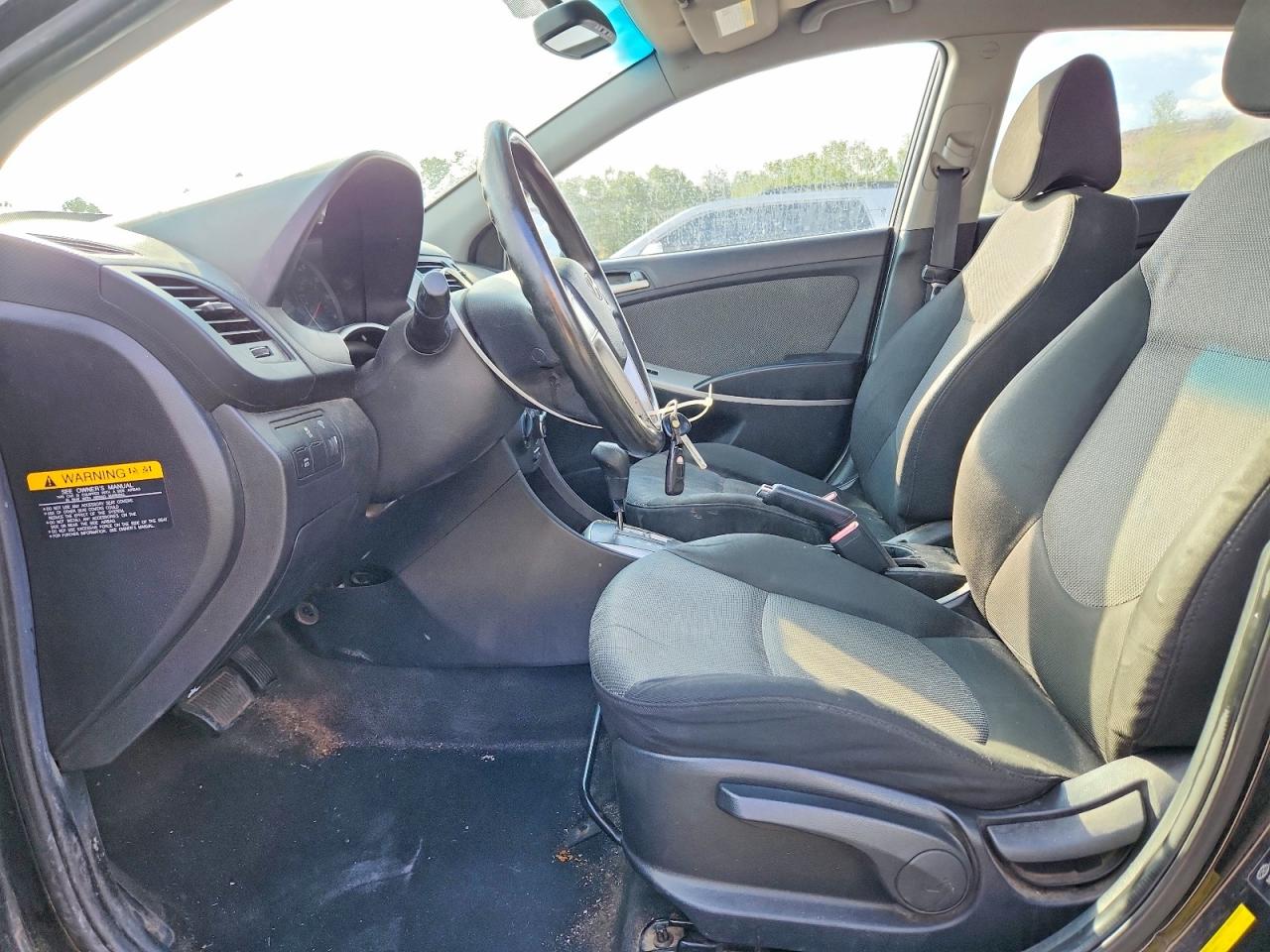 2013 Hyundai Accent Gs Black vin: KMHCT5AE8DU087779
