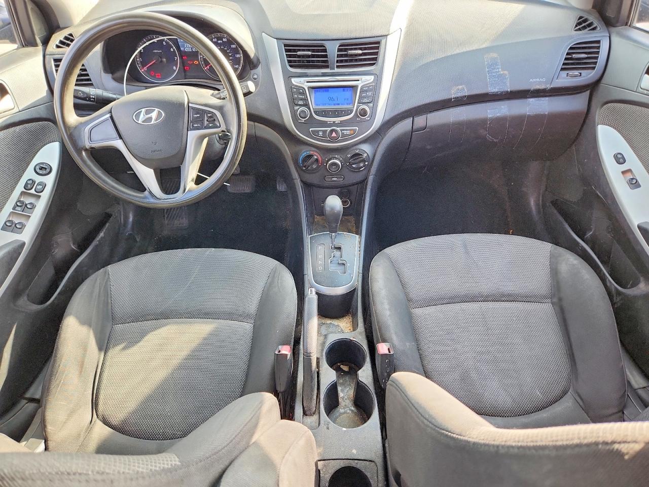 2013 Hyundai Accent Gs Black vin: KMHCT5AE8DU087779