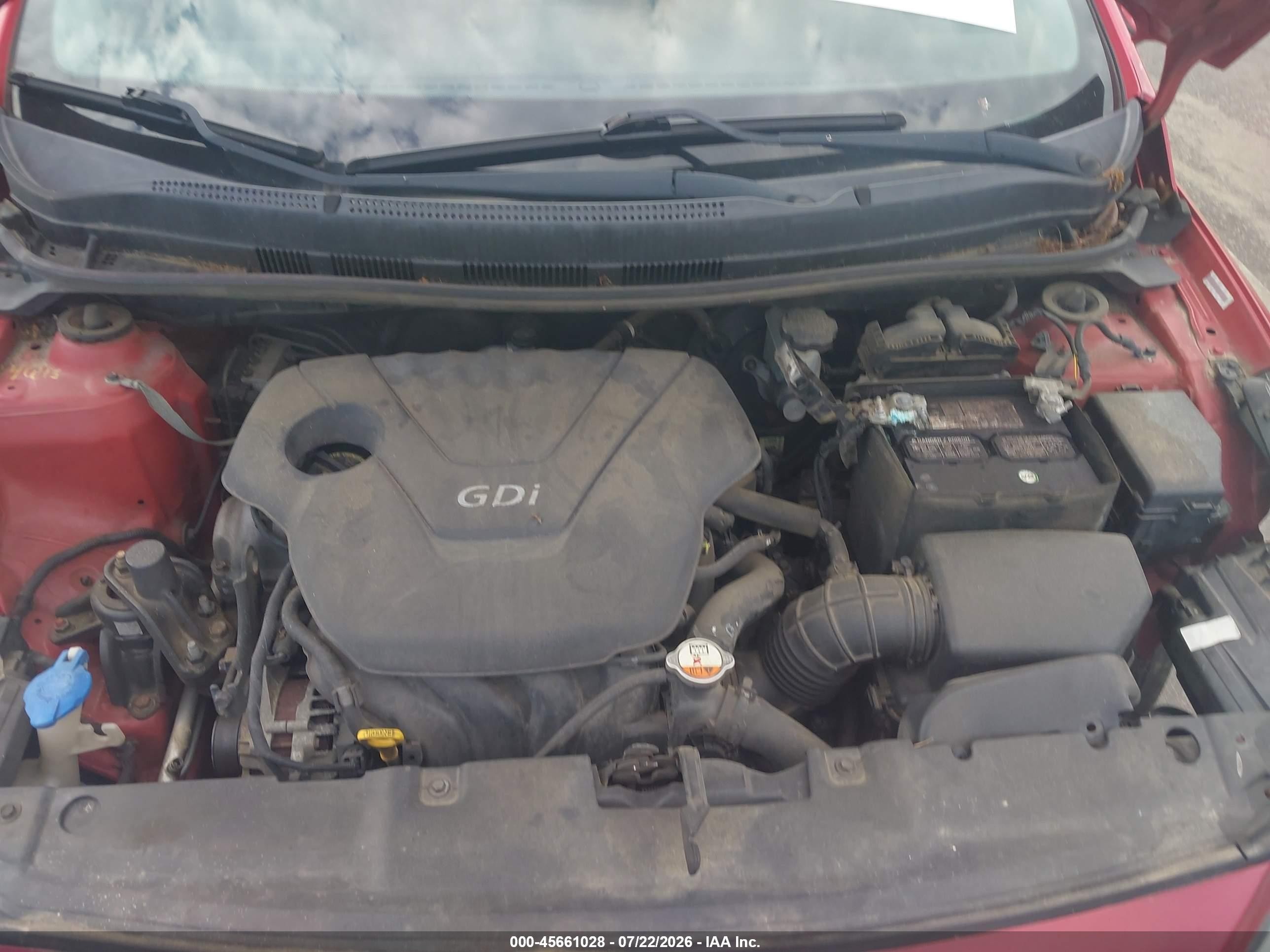 2013 Hyundai Accent Gs Red vin: KMHCT5AE8DU093646