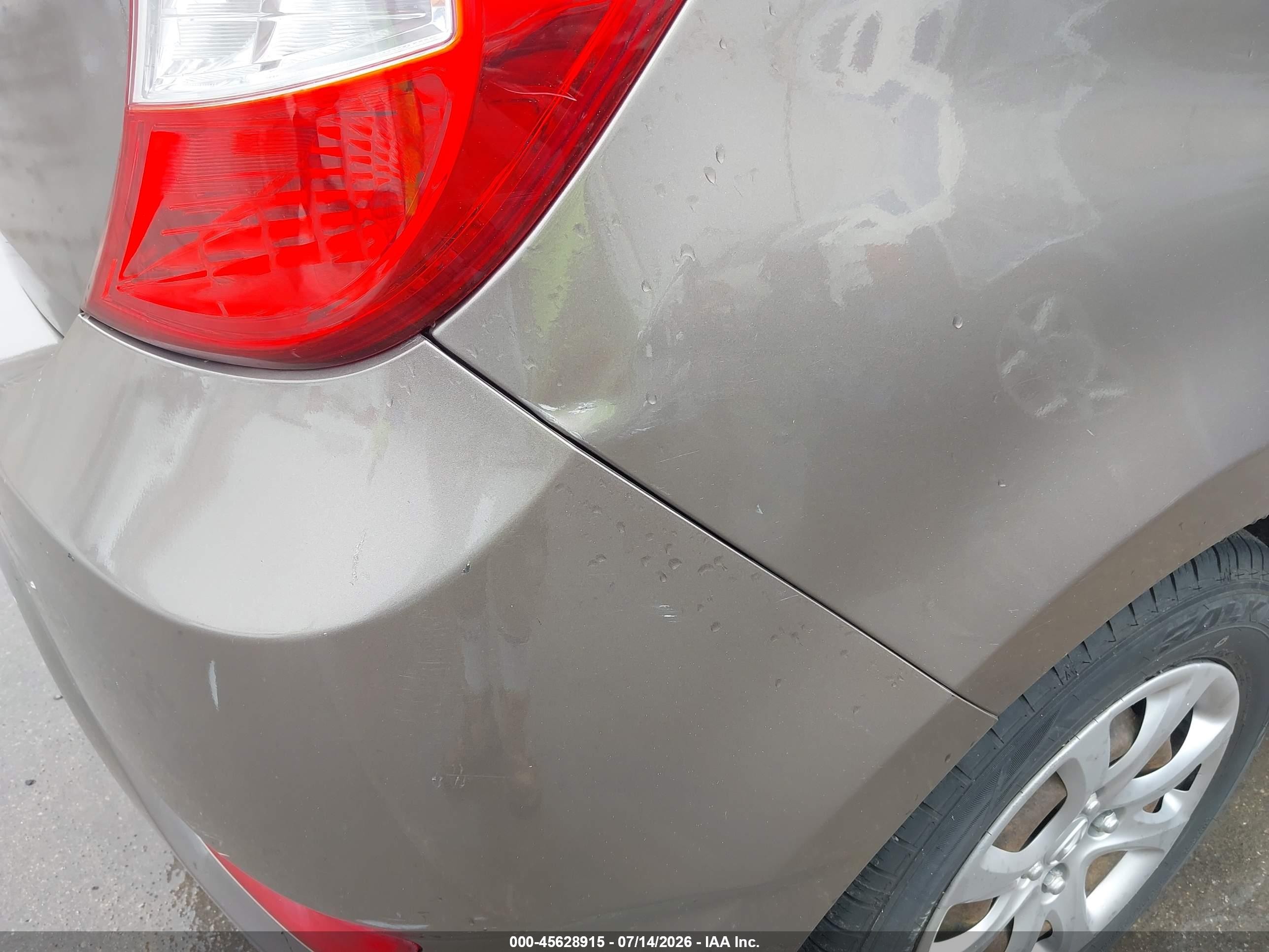 2013 Hyundai Accent Gs Brown vin: KMHCT5AE8DU131120
