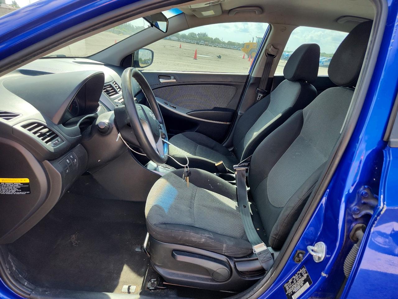 2014 Hyundai Accent Gs Blue vin: KMHCT5AE8EU146993