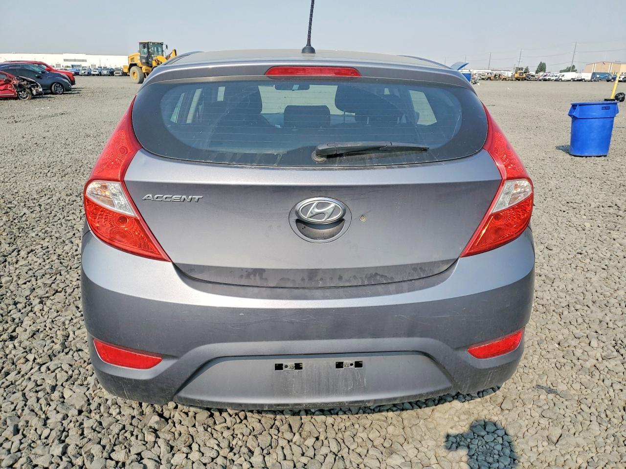 2014 Hyundai Accent Gs Gray vin: KMHCT5AE8EU180853