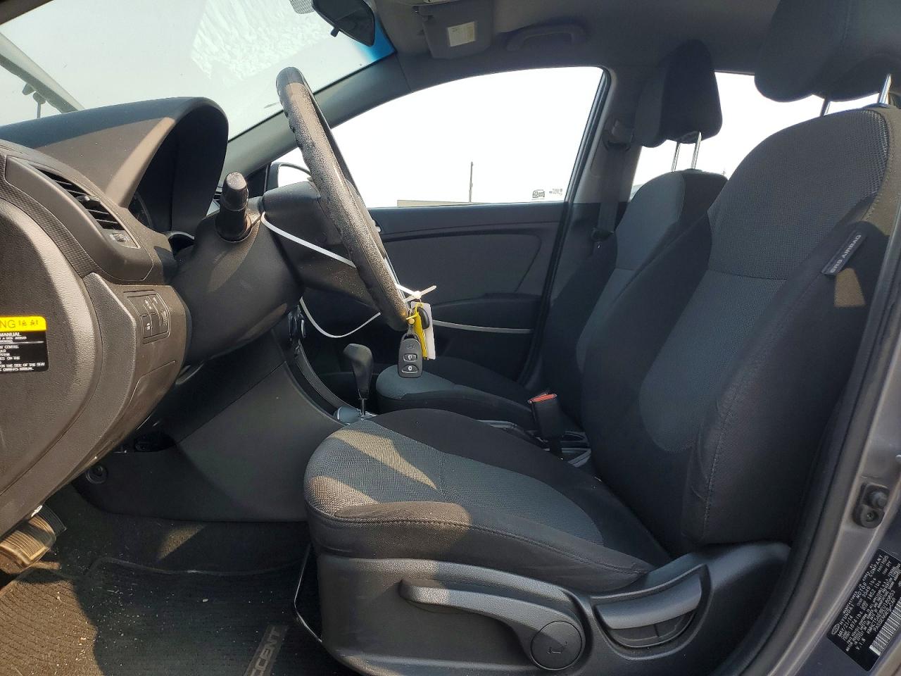 2014 Hyundai Accent Gs Gray vin: KMHCT5AE8EU180853
