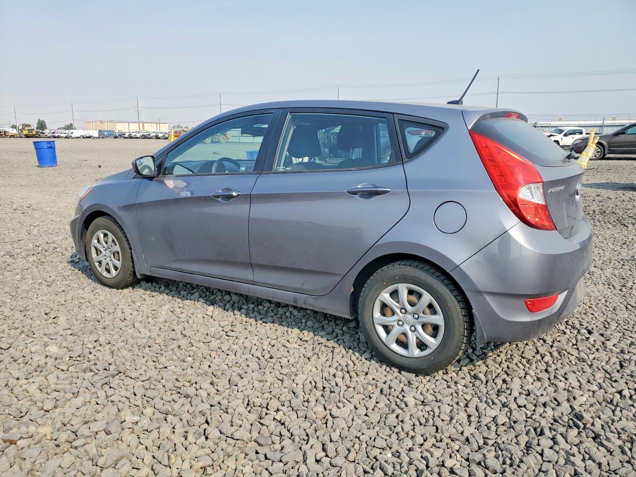 2014 Hyundai Accent Gs Gray vin: KMHCT5AE8EU180853