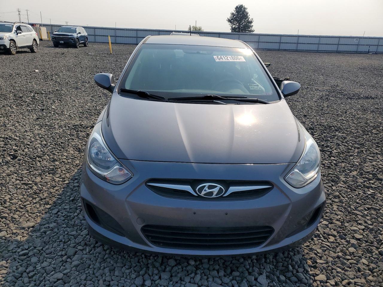 2014 Hyundai Accent Gs Gray vin: KMHCT5AE8EU180853