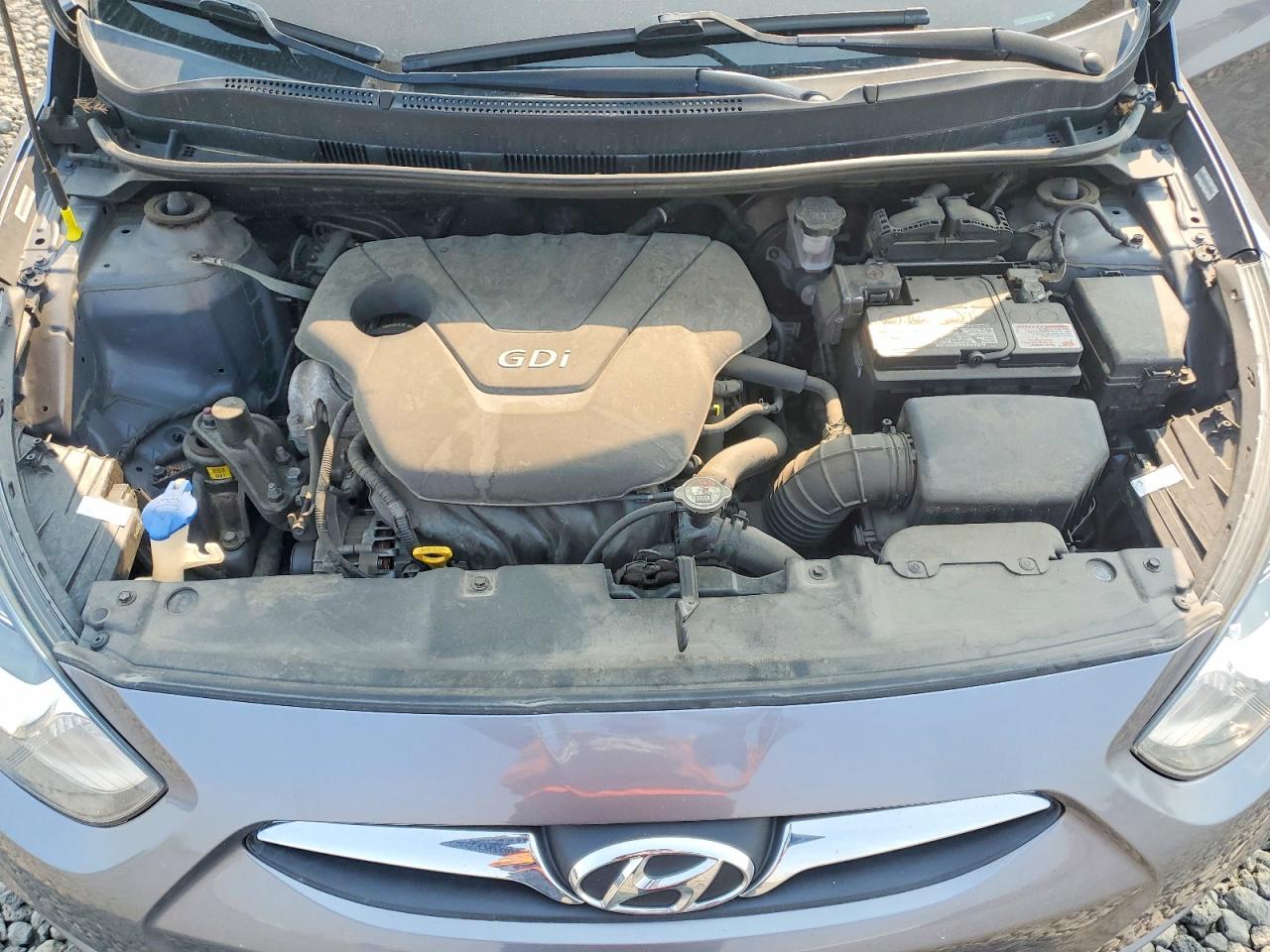 2014 Hyundai Accent Gs Gray vin: KMHCT5AE8EU180853