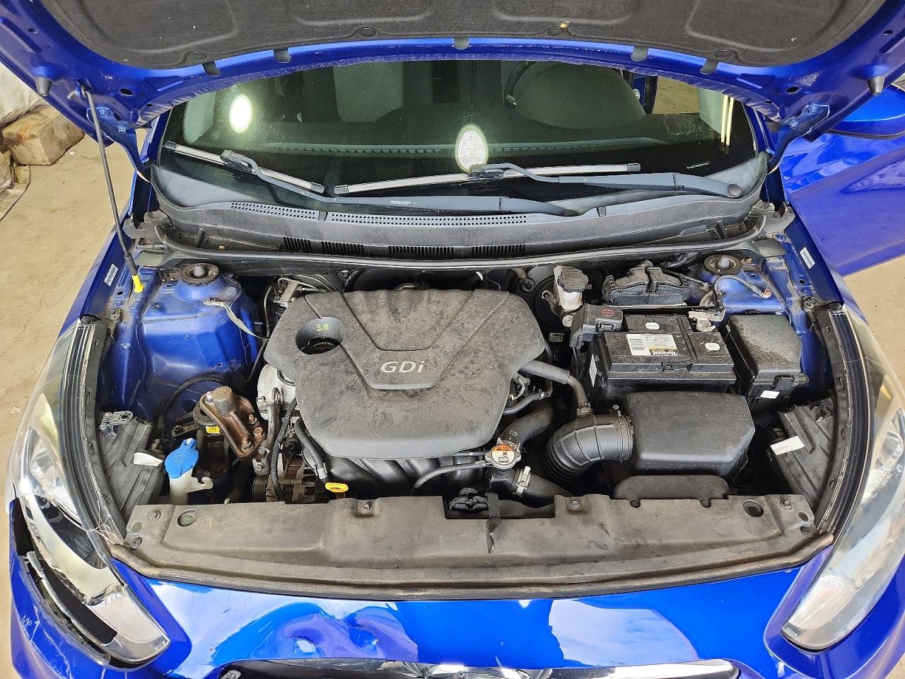 2014 Hyundai Accent Gs Blue vin: KMHCT5AE8EU181601