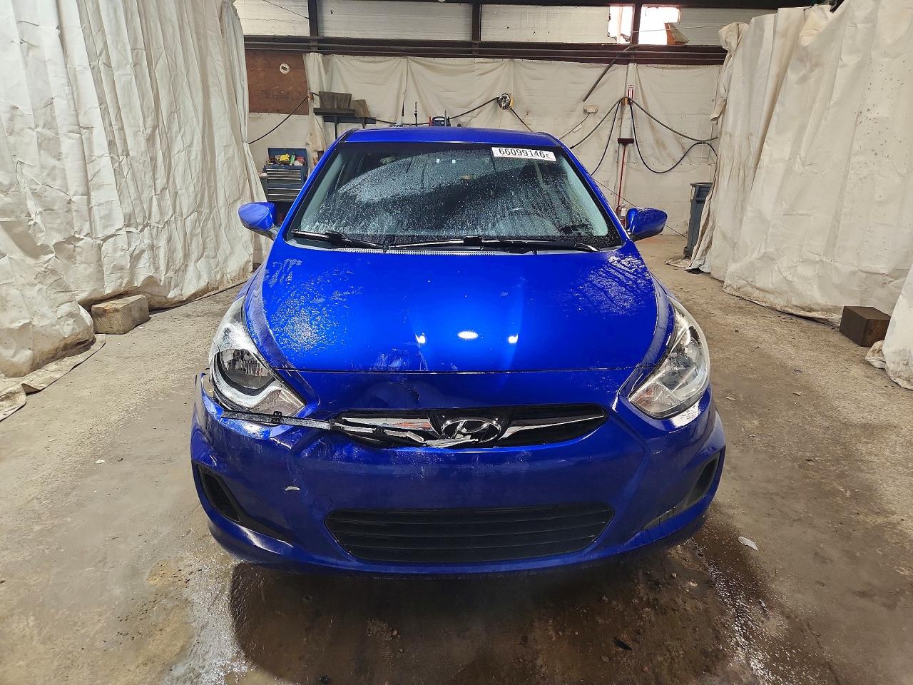 2014 Hyundai Accent Gs Blue vin: KMHCT5AE8EU181601