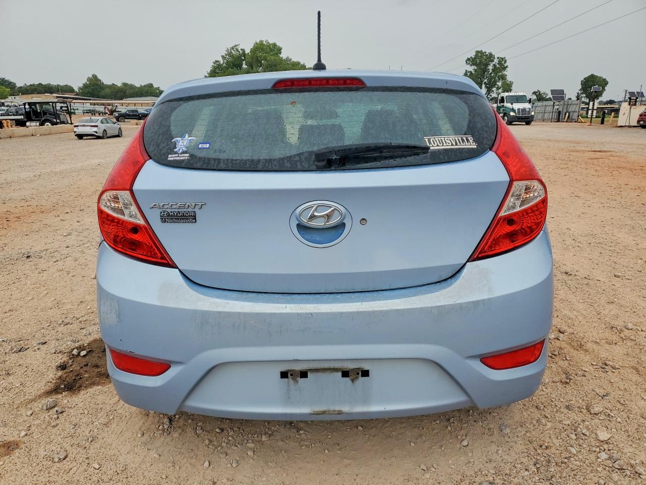 2014 Hyundai Accent Gs Blue vin: KMHCT5AE8EU182585