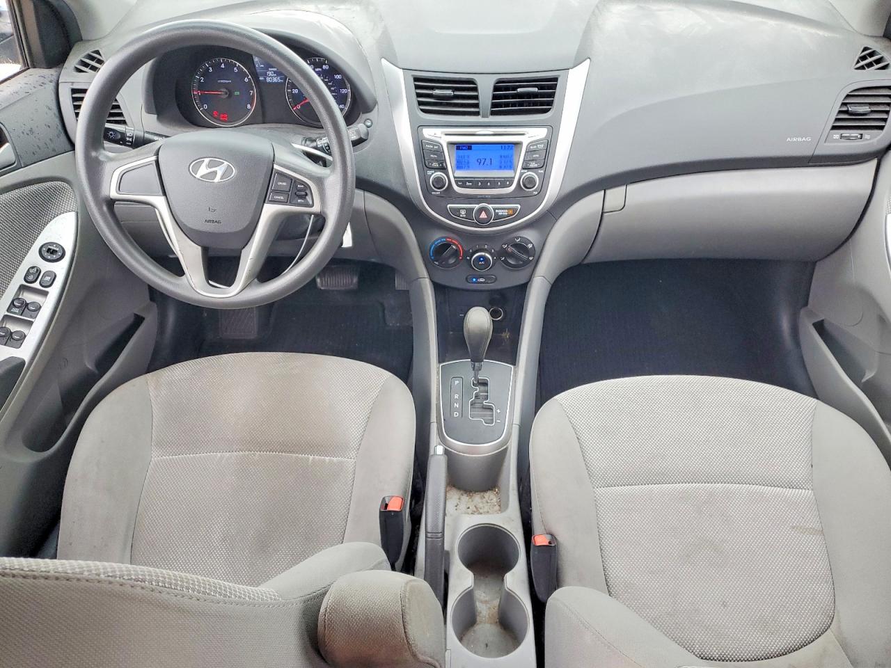2014 Hyundai Accent Gs Blue vin: KMHCT5AE8EU182585
