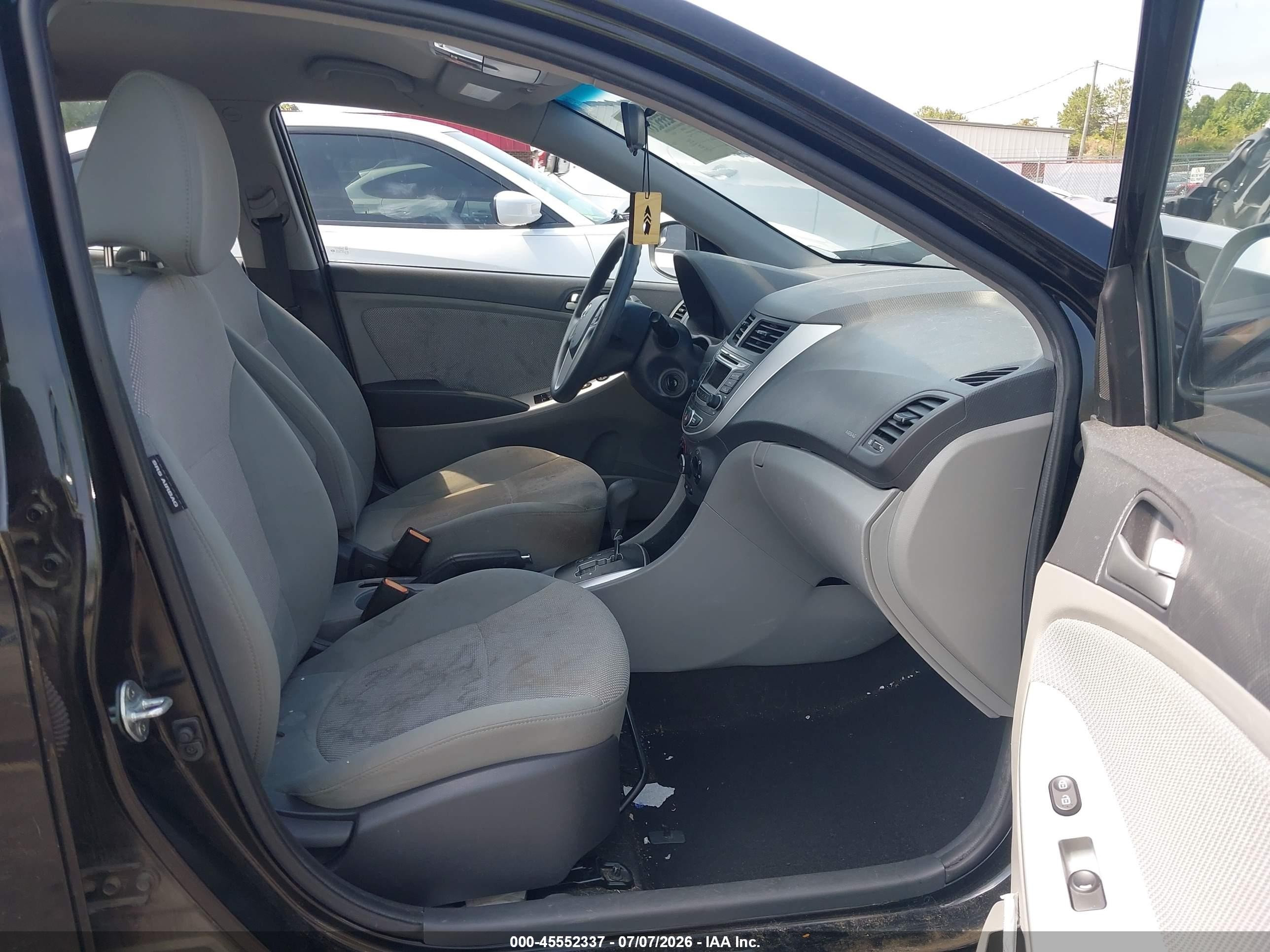 2014 Hyundai Accent Gs Black vin: KMHCT5AE8EU192520