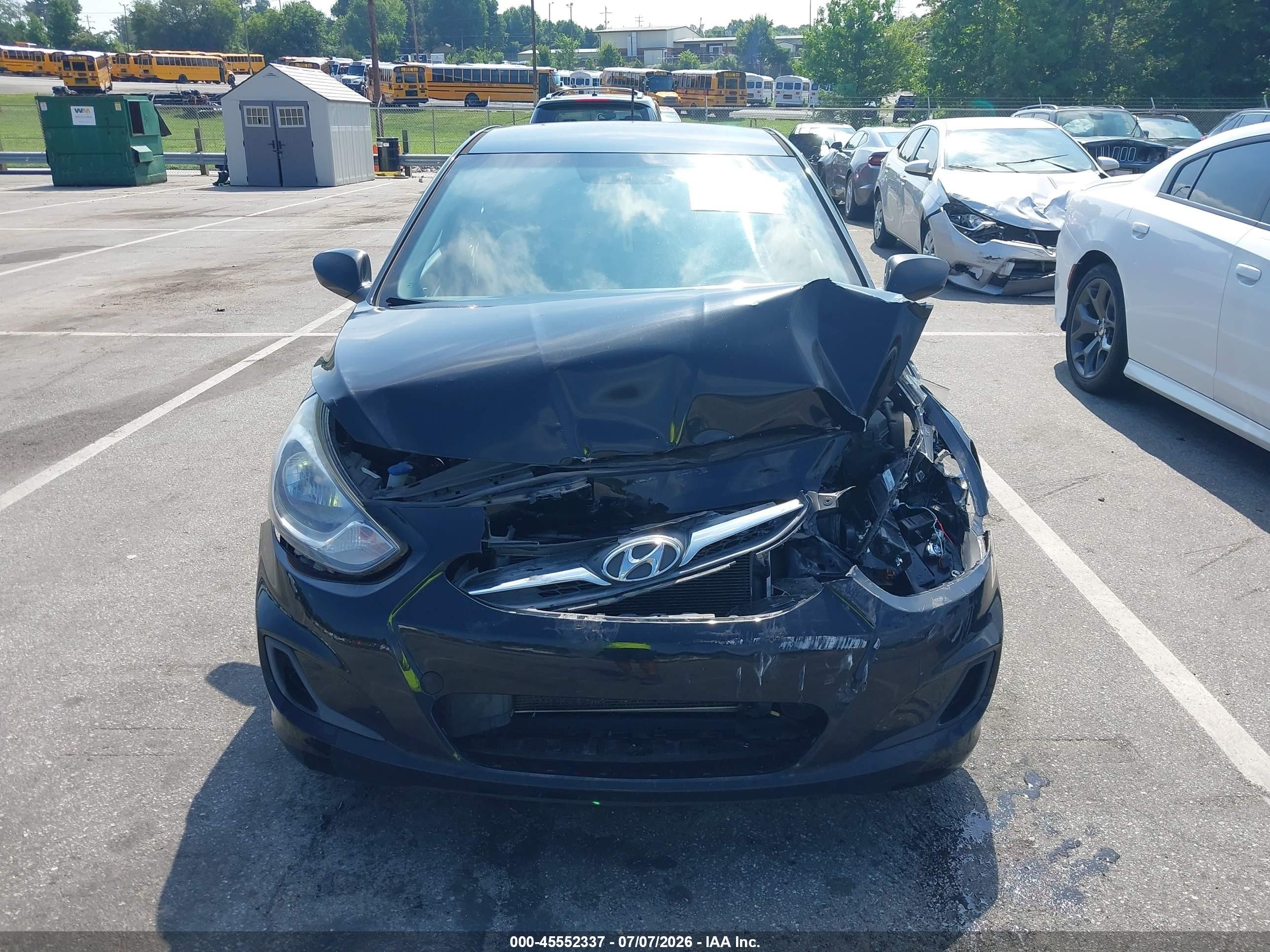 2014 Hyundai Accent Gs Black vin: KMHCT5AE8EU192520