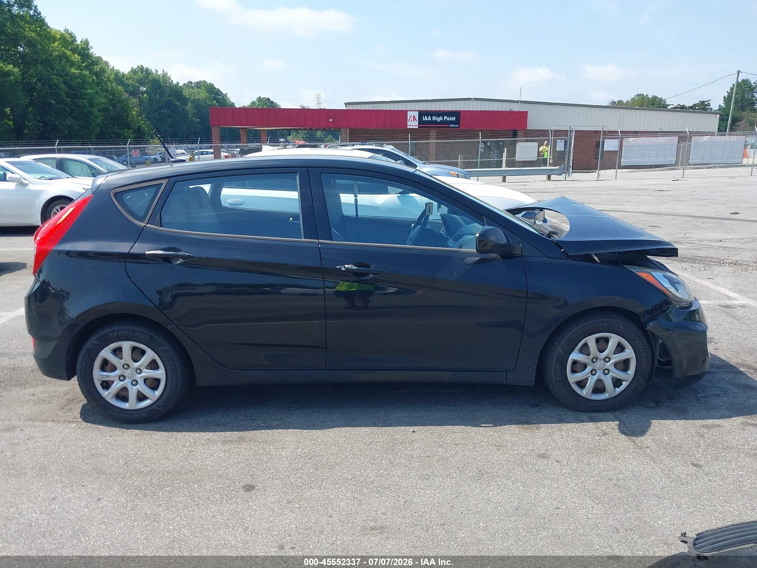 2014 Hyundai Accent Gs Black vin: KMHCT5AE8EU192520