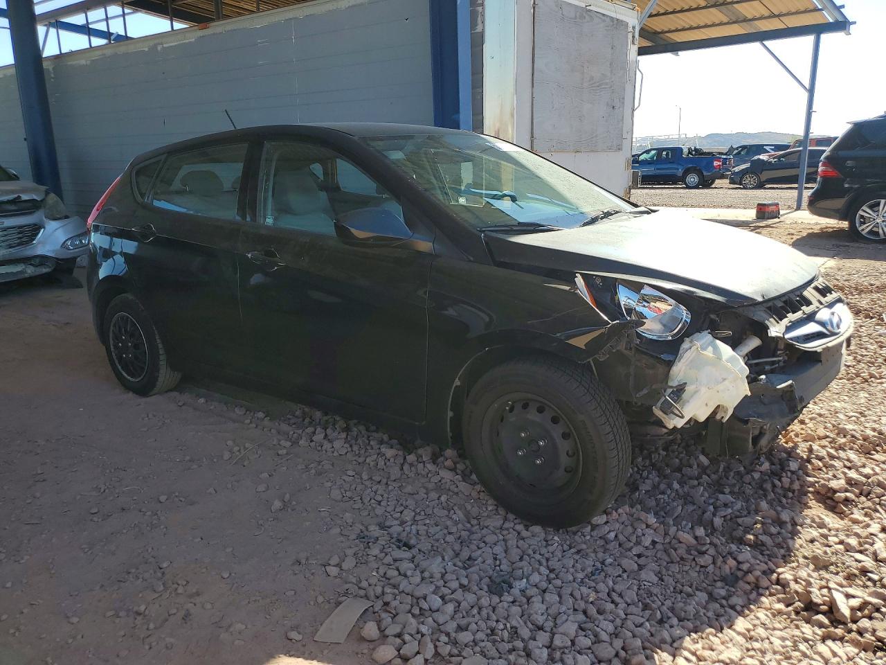 2014 Hyundai Accent Gs Black vin: KMHCT5AE8EU192632