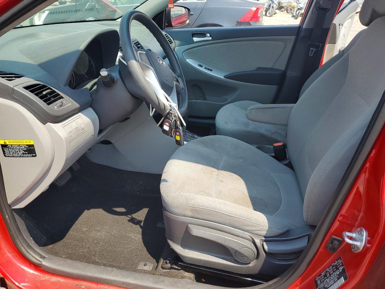 2014 Hyundai Accent Gs Red vin: KMHCT5AE8EU193215