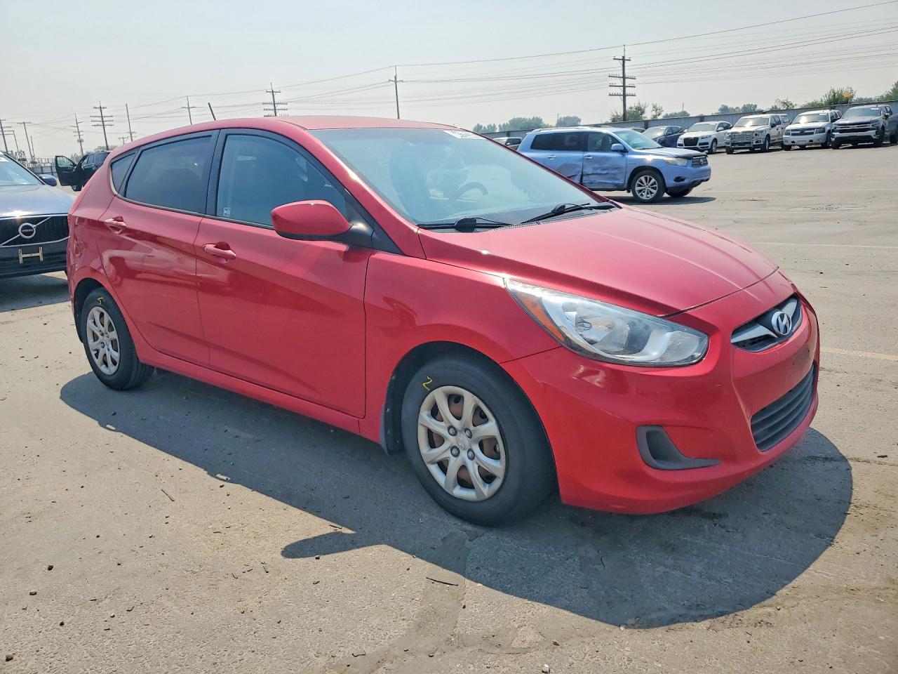 2014 Hyundai Accent Gs Red vin: KMHCT5AE8EU193215
