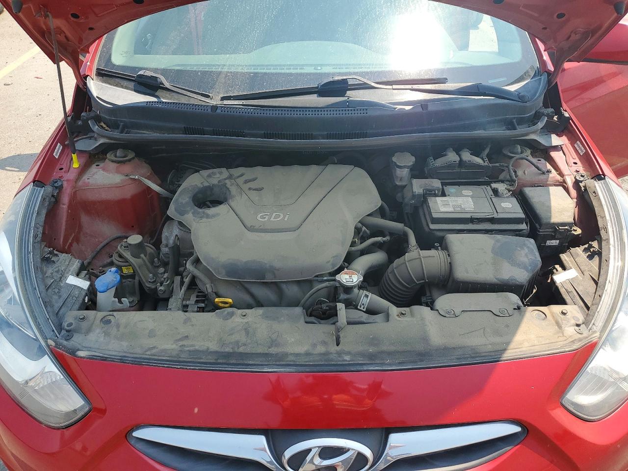 2014 Hyundai Accent Gs Red vin: KMHCT5AE8EU193215