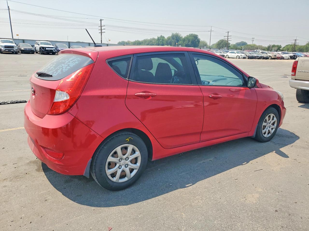 2014 Hyundai Accent Gs Red vin: KMHCT5AE8EU193215