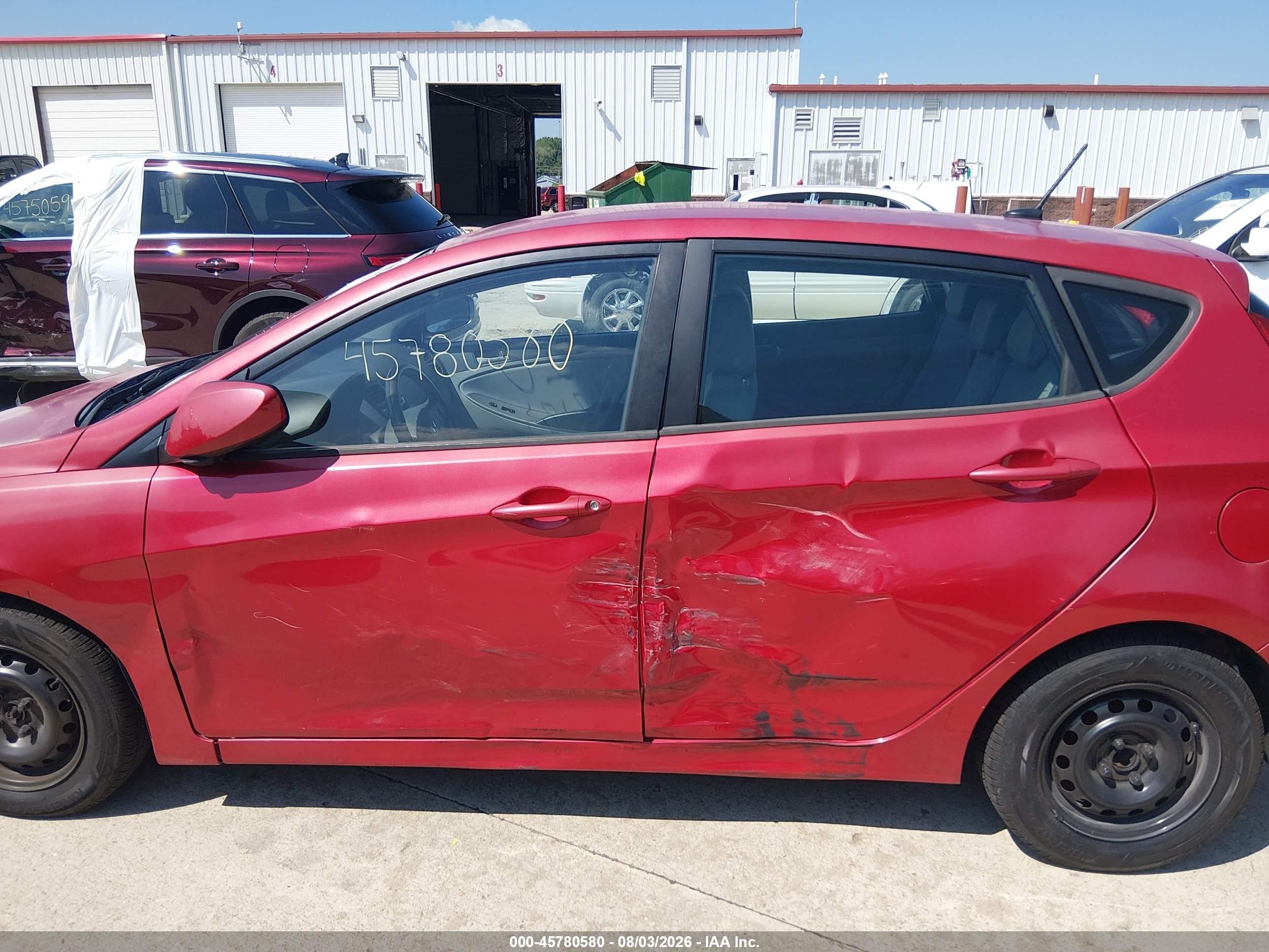 2015 Hyundai Accent Gs Red vin: KMHCT5AE8FU198111