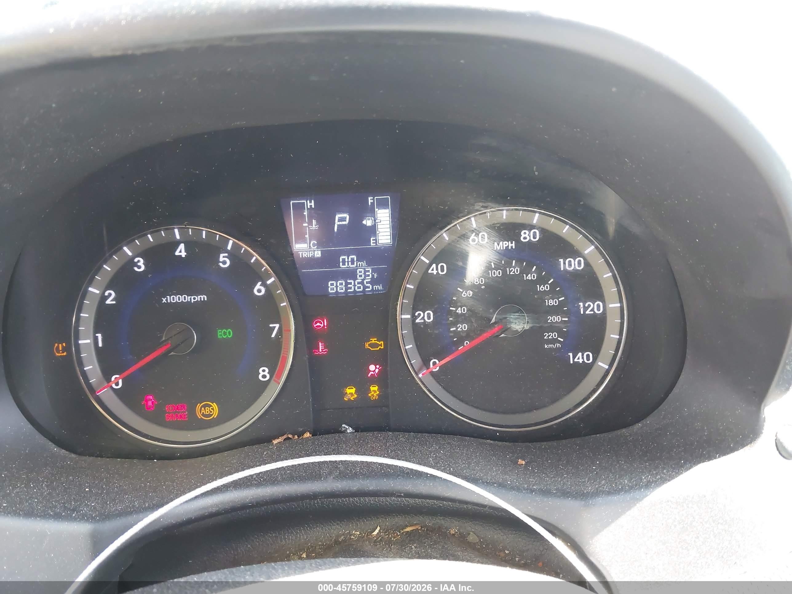 2015 Hyundai Accent Gs Blue vin: KMHCT5AE8FU210788