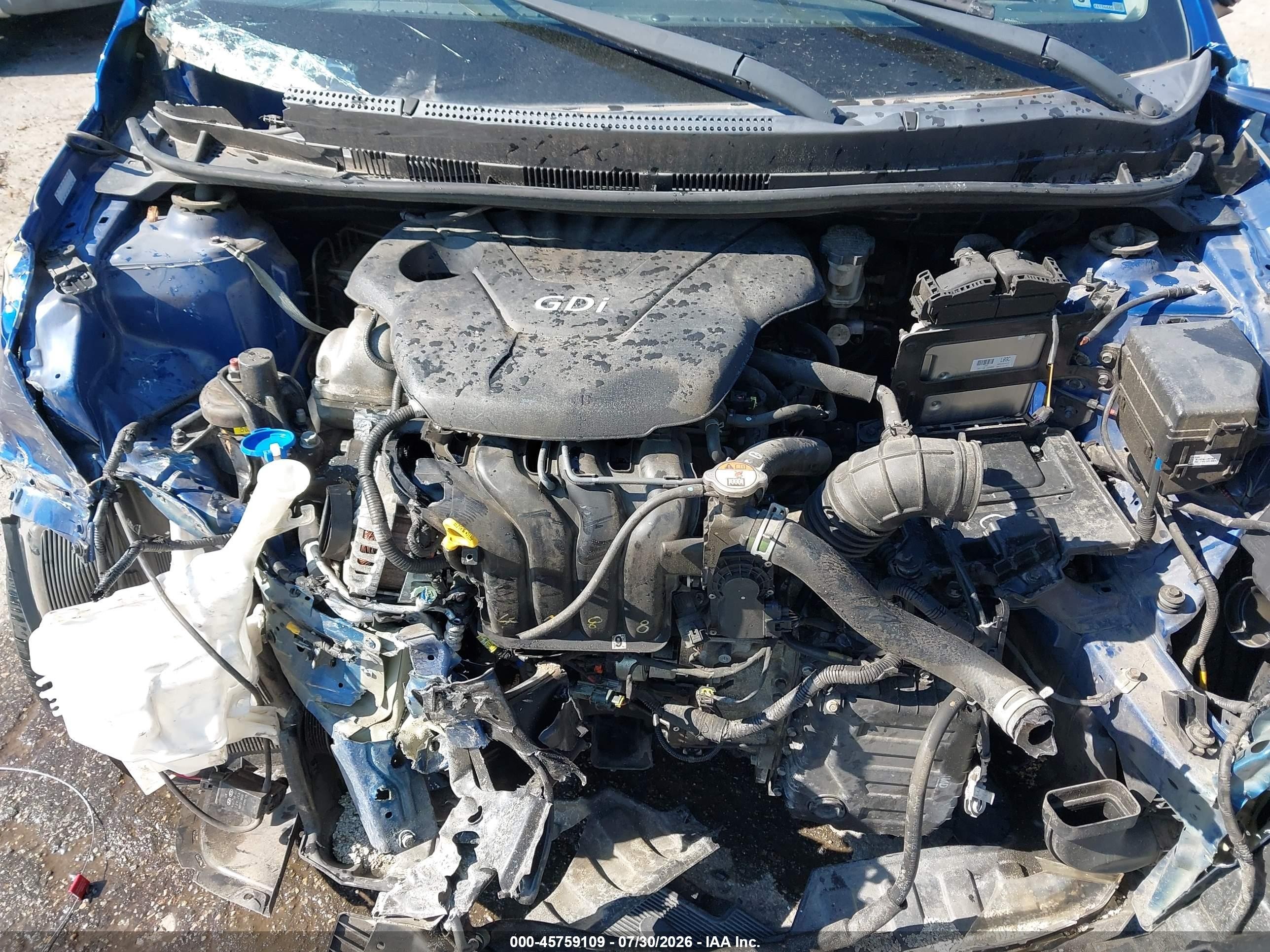 2015 Hyundai Accent Gs Blue vin: KMHCT5AE8FU210788