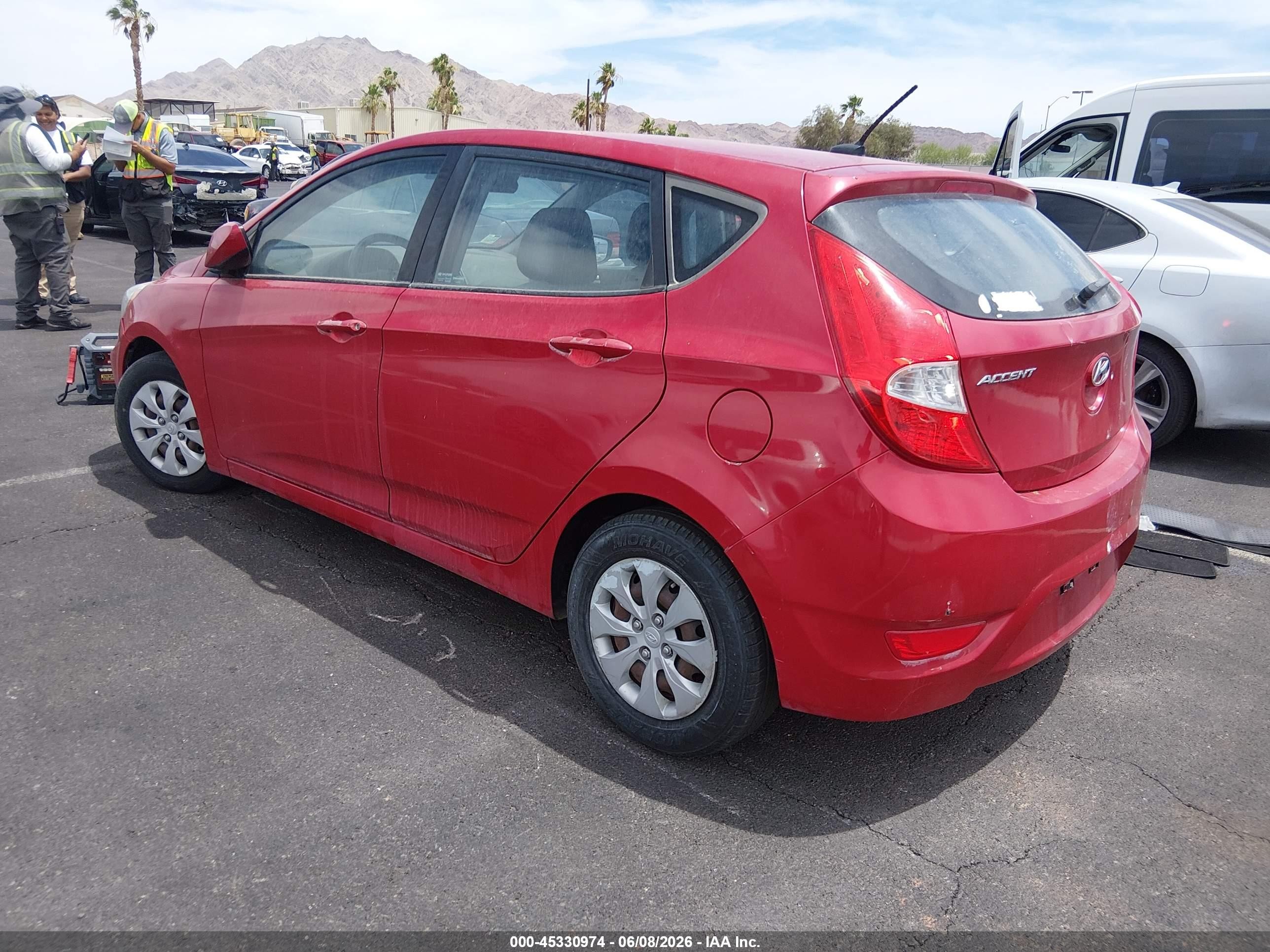 2016 Hyundai Accent Se Red vin: KMHCT5AE8GU243436